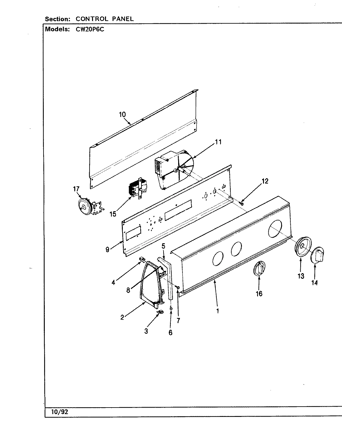 04 - CONTROL PANEL (REV. A-E)