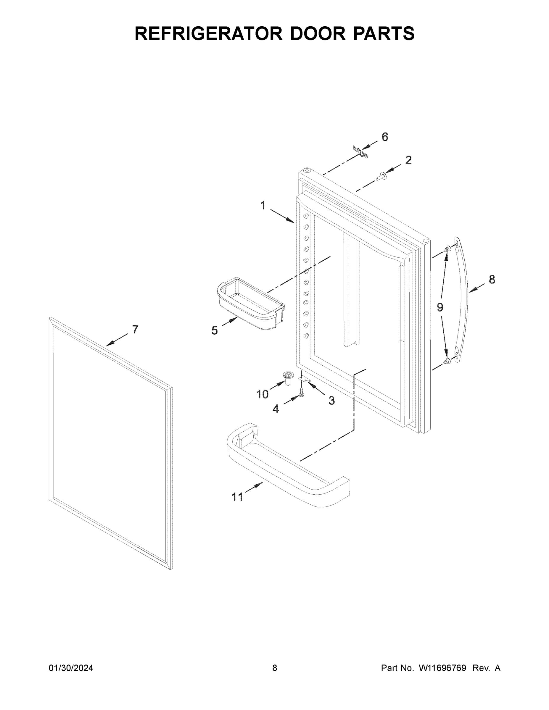 05 - REFRIGERATOR DOOR PARTS