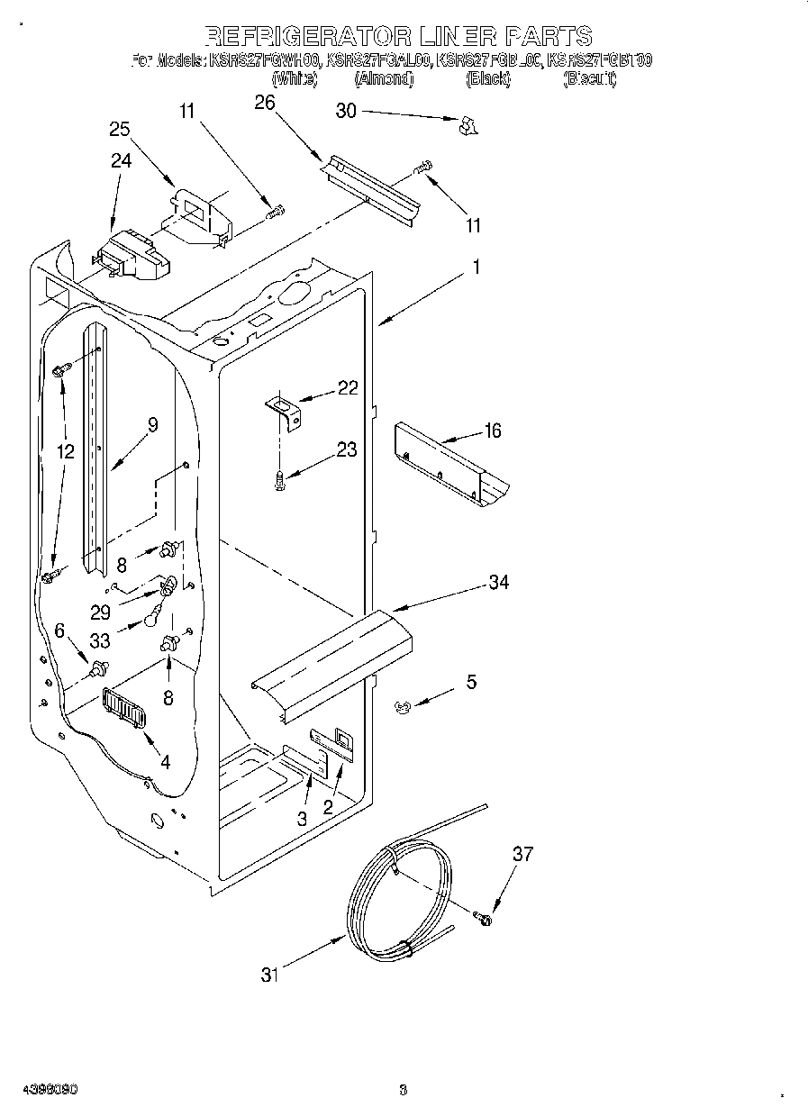 02 - REFRIGERATOR LINER