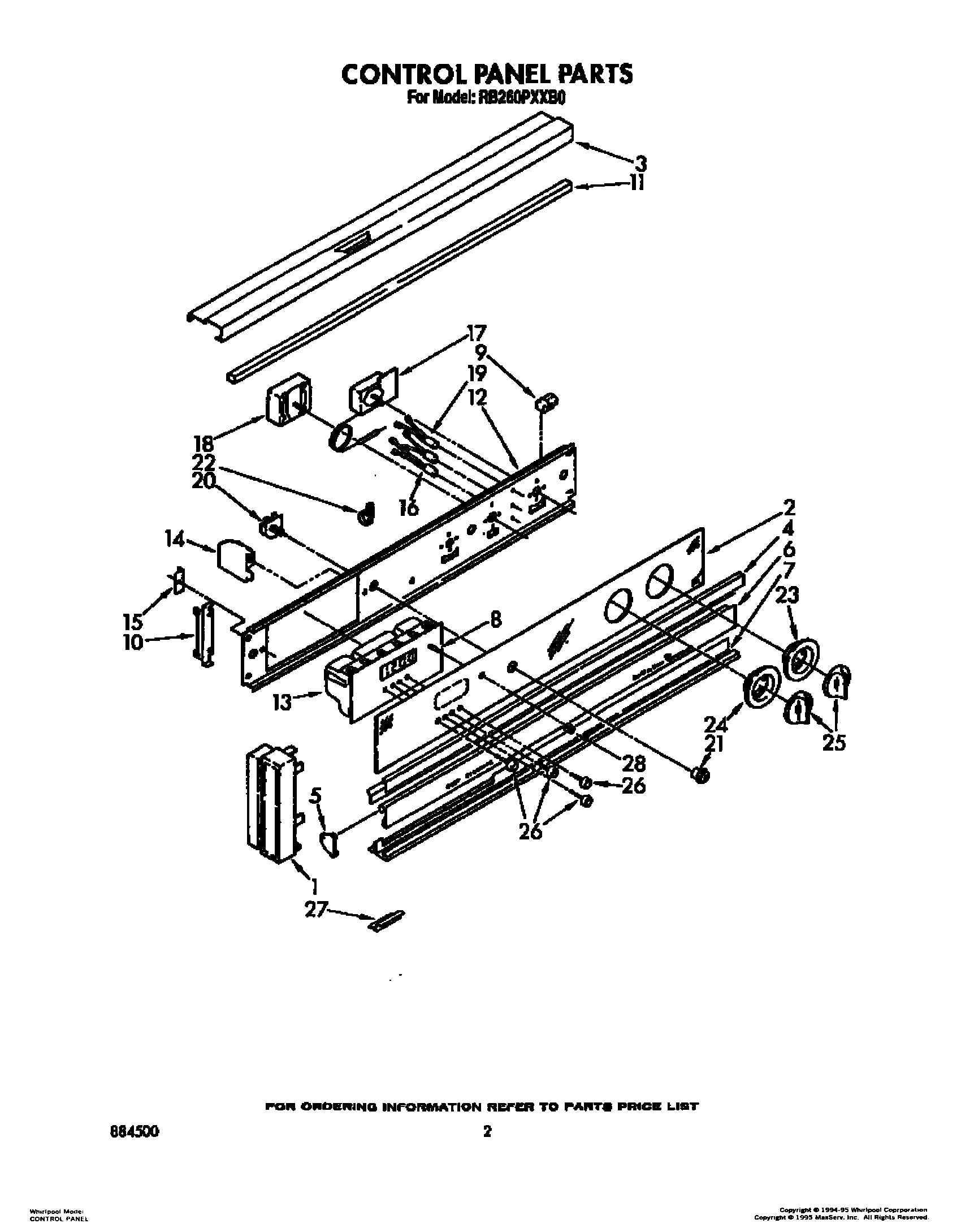 02 - CONTROL PANEL, LIT/OPTIONAL