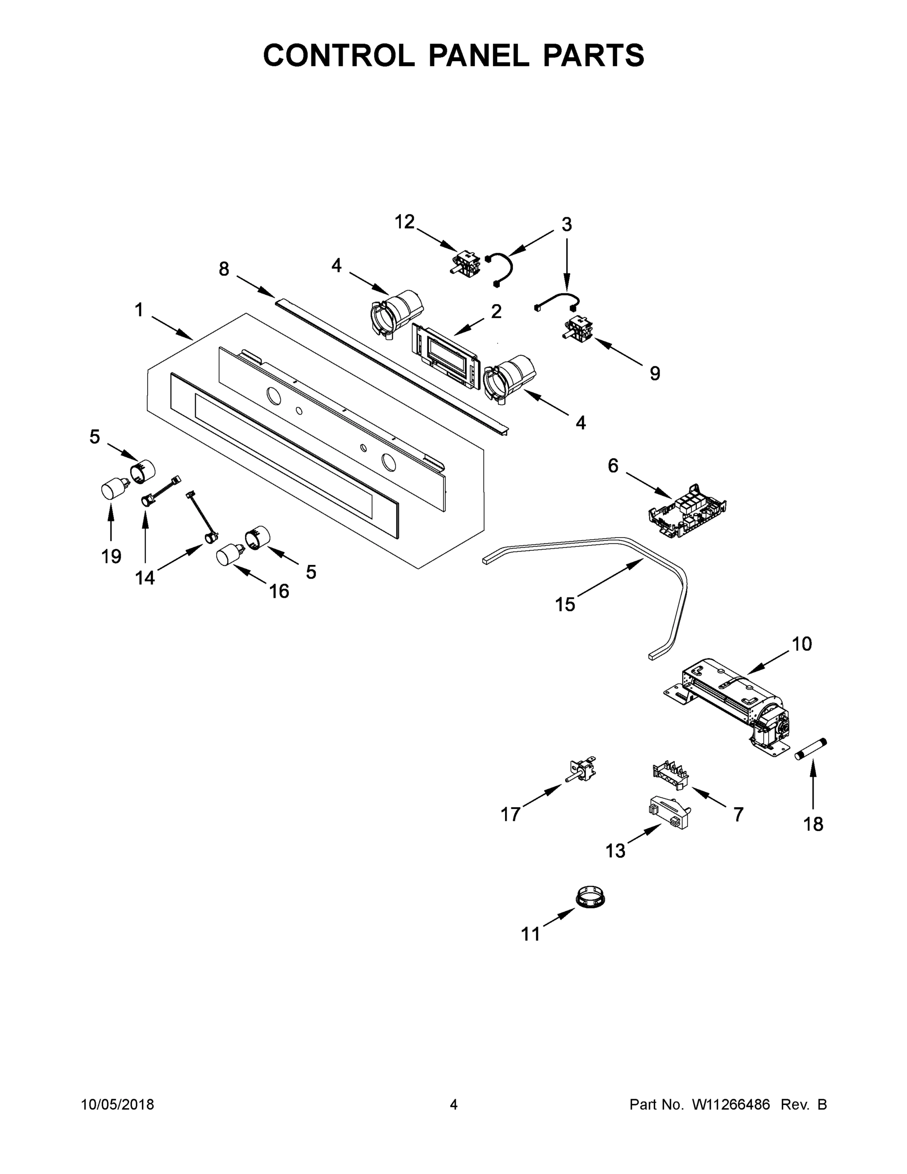 03 - CONTROL PANEL PARTS