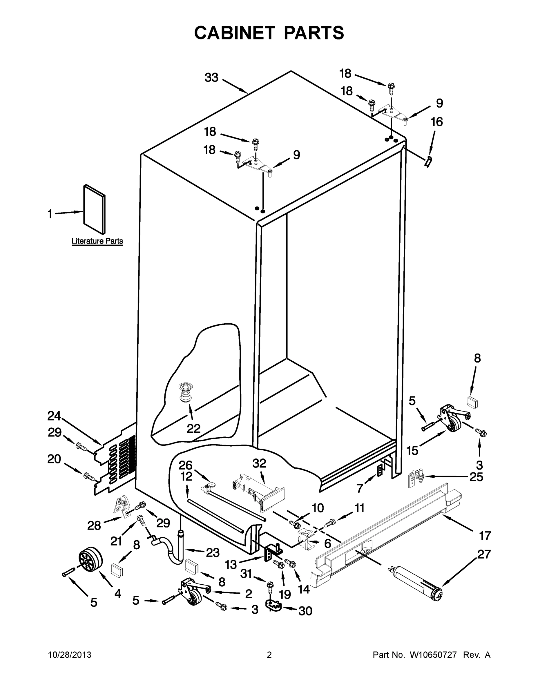 02 - CABINET PARTS