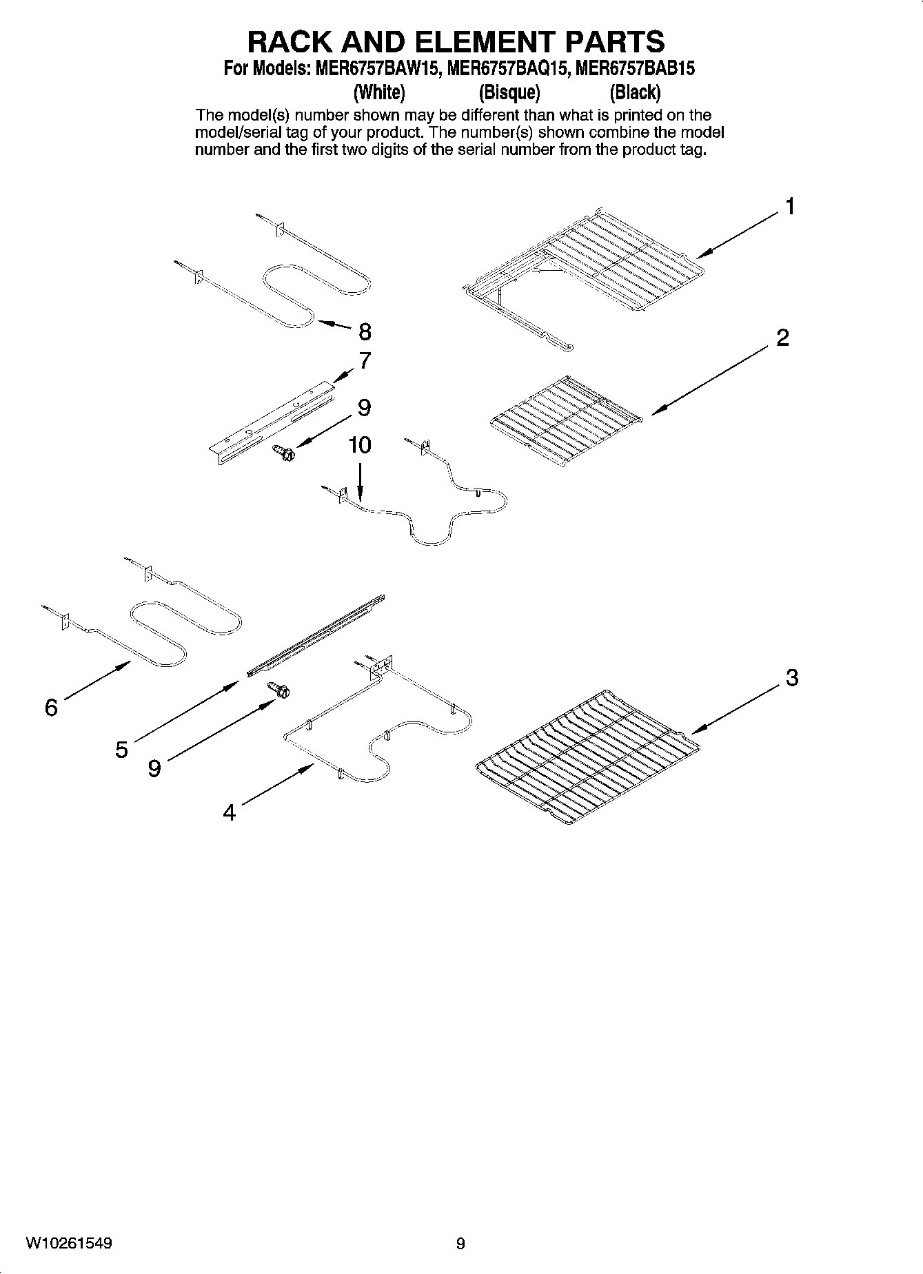 06 - RACK AND ELEMENT PARTS