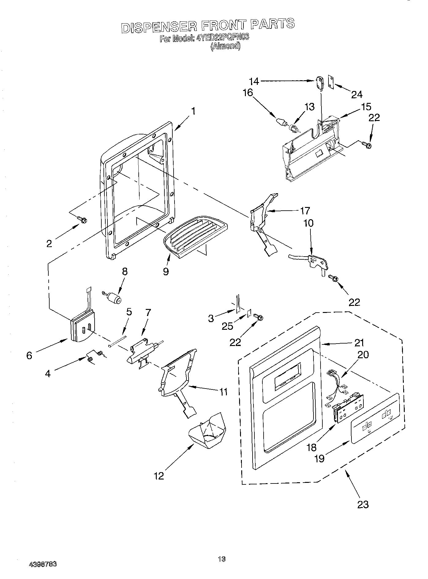 09 - DISPENSER FRONT