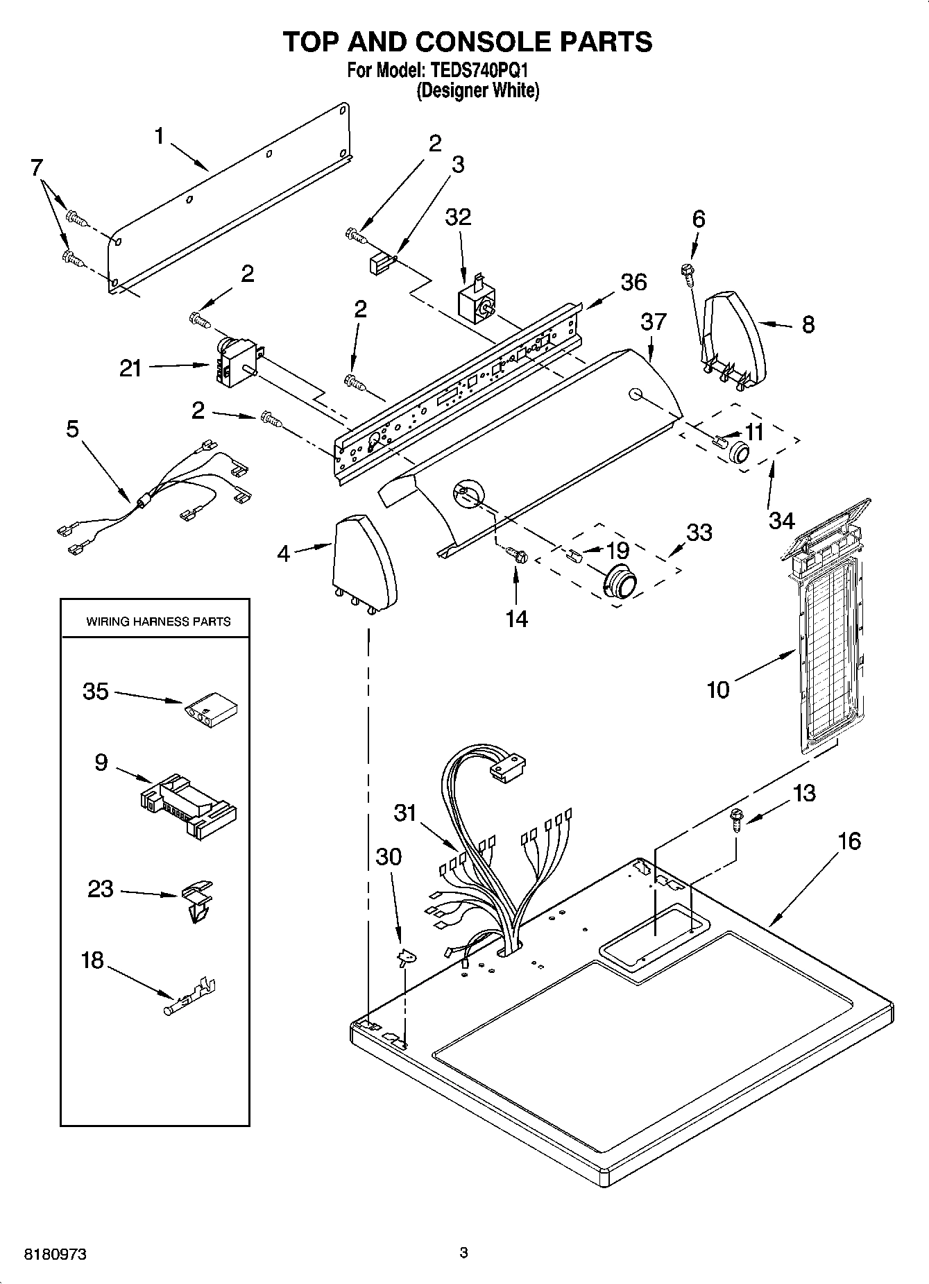 02 - TOP AND CONSOLE PARTS