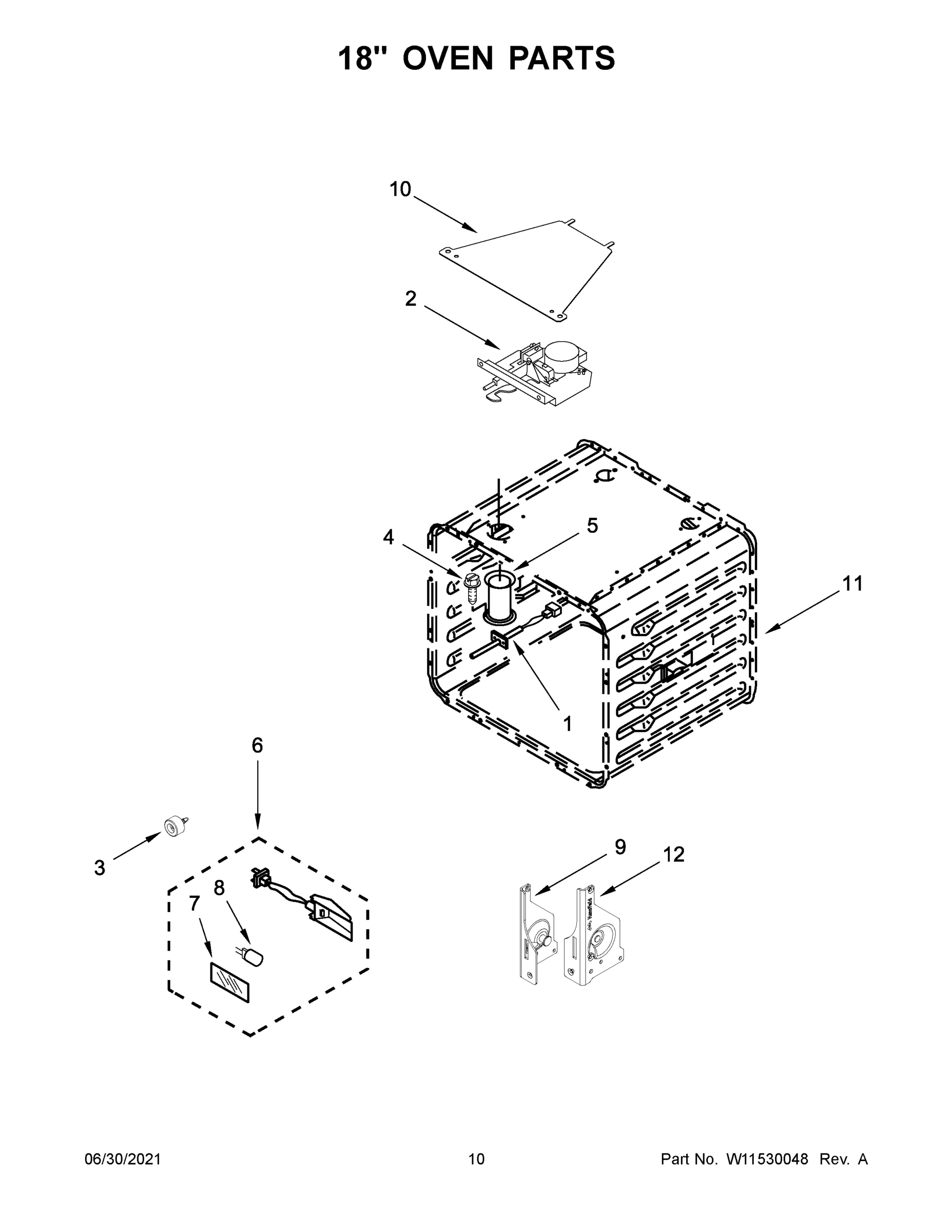 06 - 18" OVEN PARTS