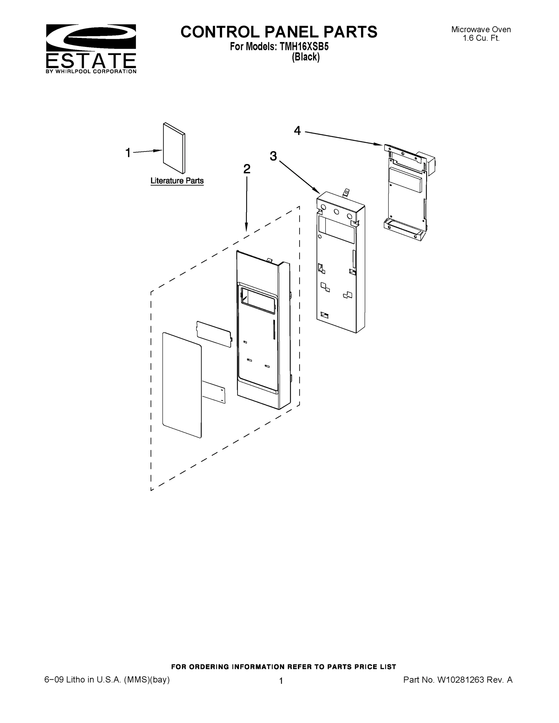 01 - CONTROL PANEL PARTS