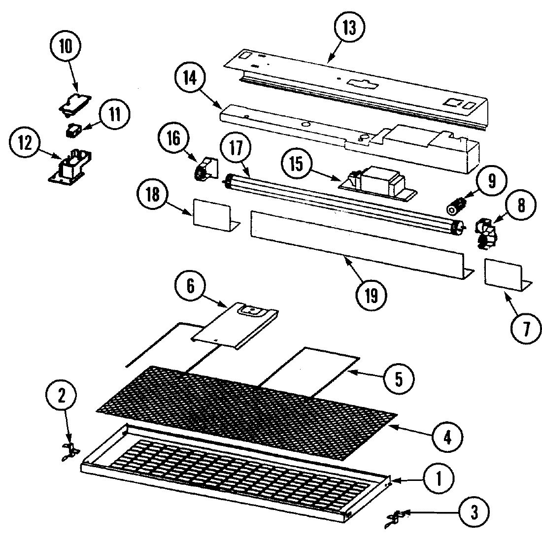 05 - GRILL & FILTER ASSEMBLY (SERIES 11)