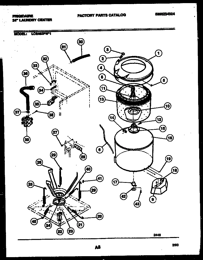 05 - TUBS, WATER VALVE AND LID SWITCH