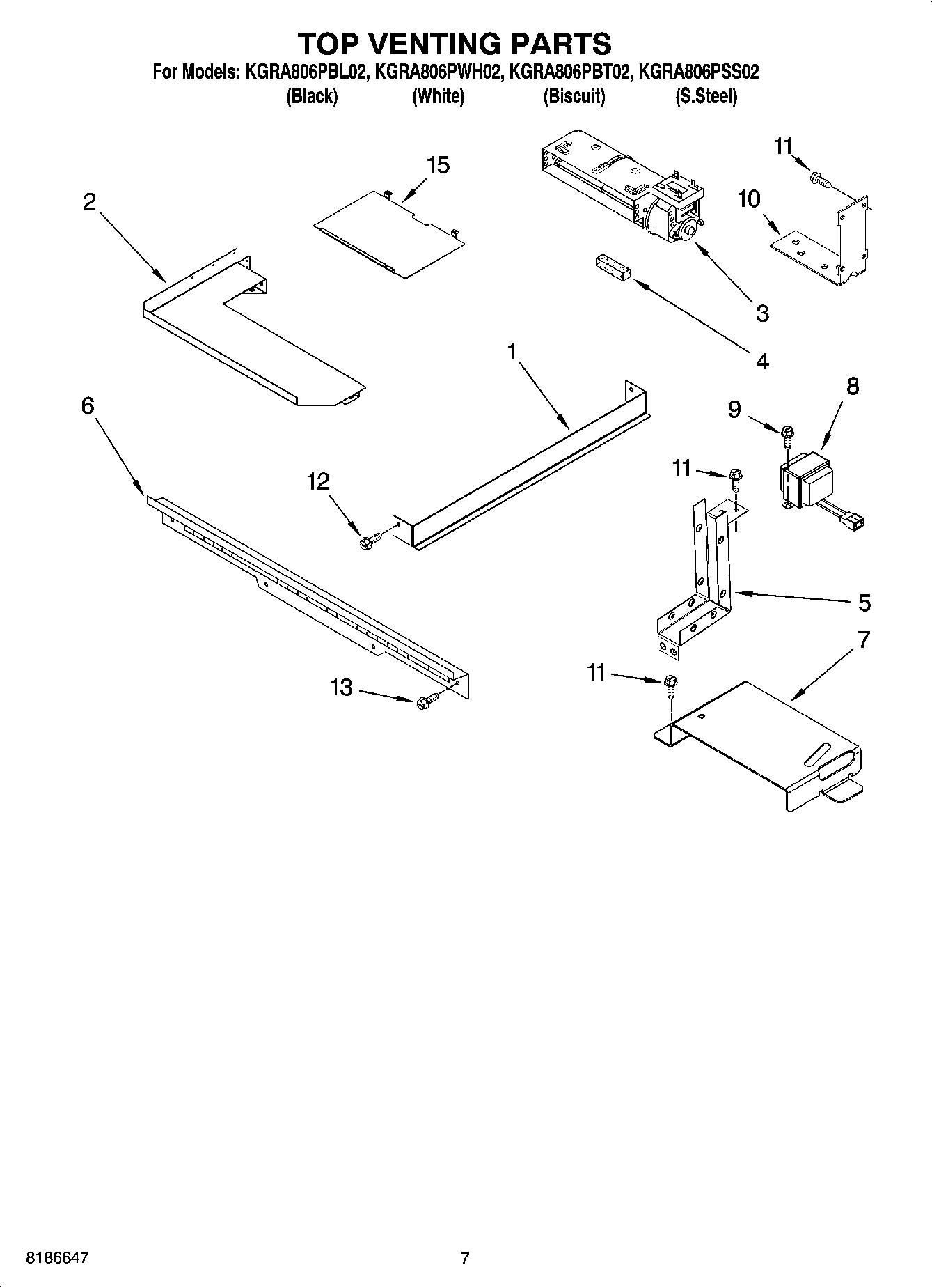 05 - TOP VENTING PARTS