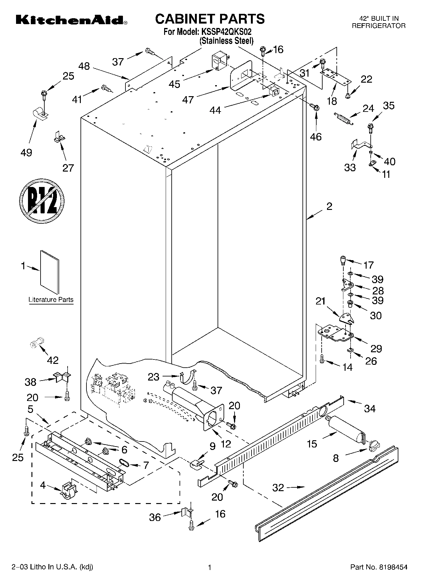 01 - CABINET PARTS