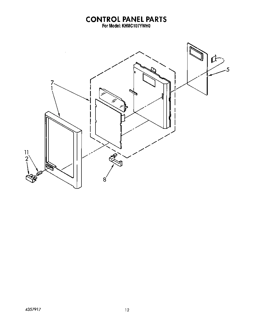 07 - CONTROL PANEL, LIT/OPTIONAL