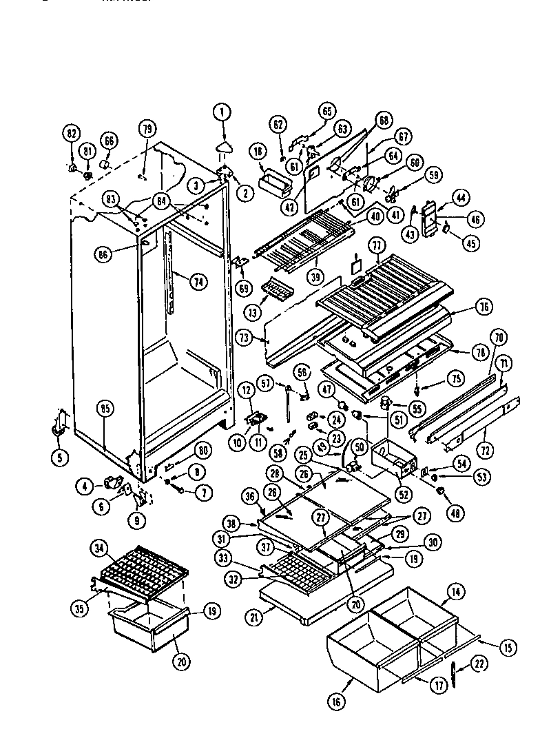 04 - CABINET, SHELVES