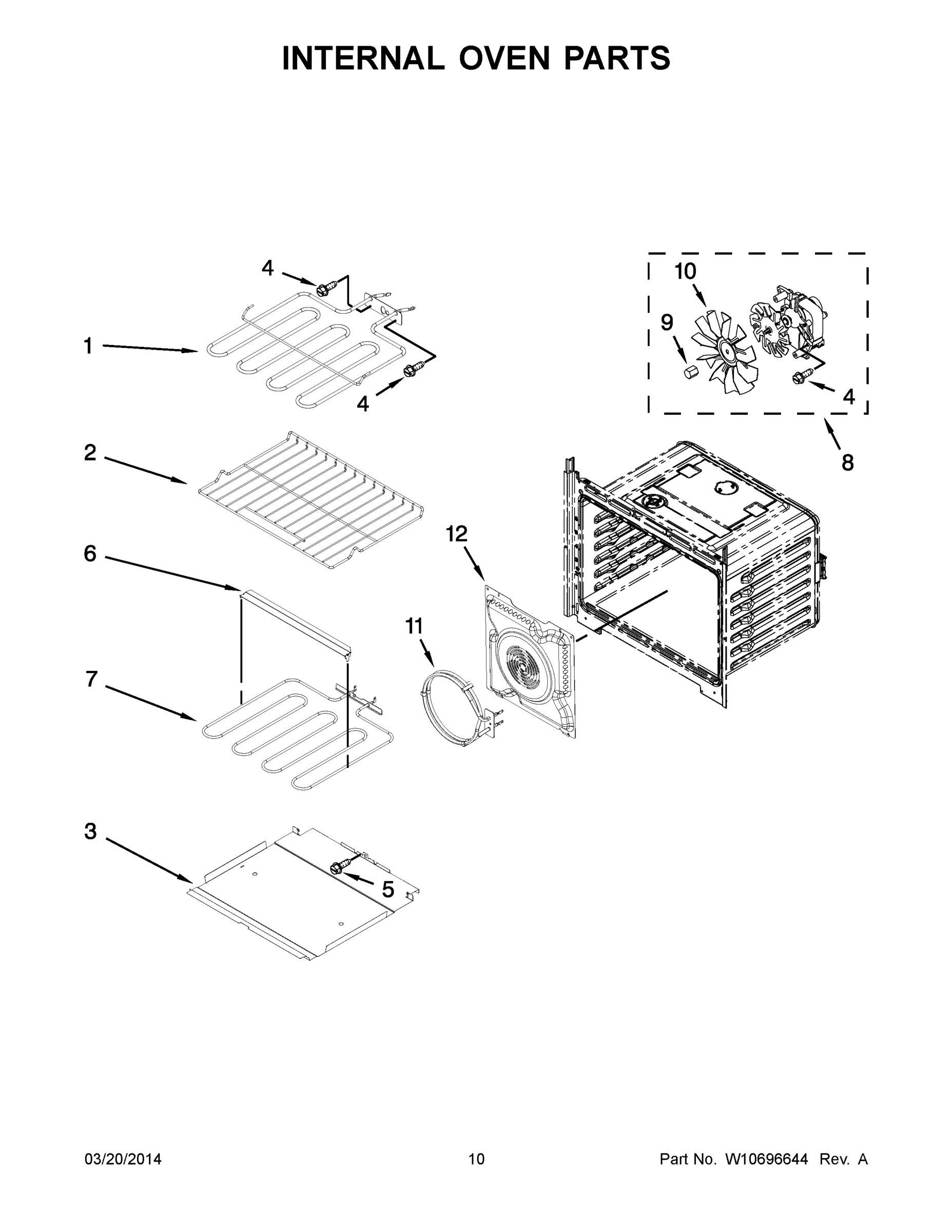06 - INTERNAL OVEN PARTS