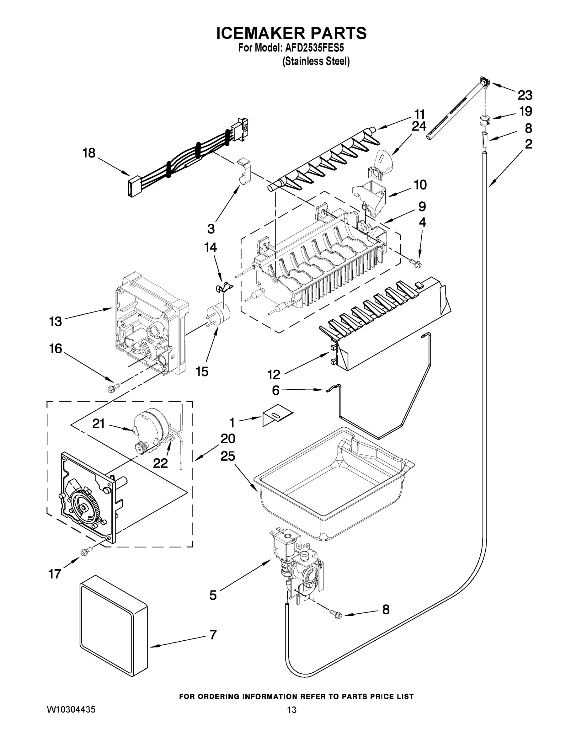 07 - ICEMAKER PARTS