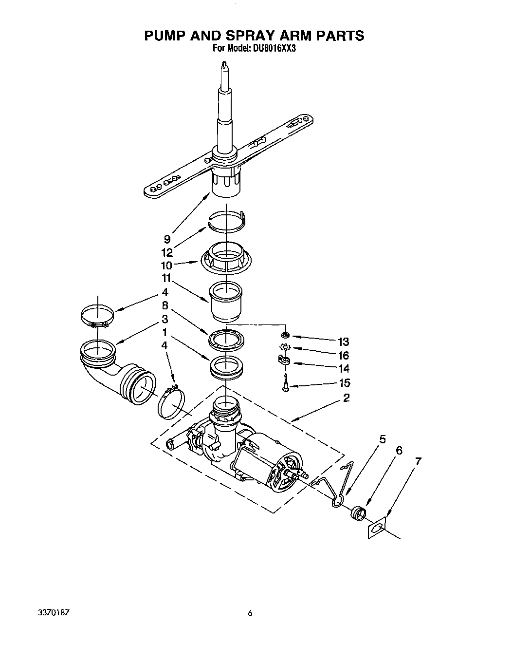 05 - PUMP AND SPRAY ARM