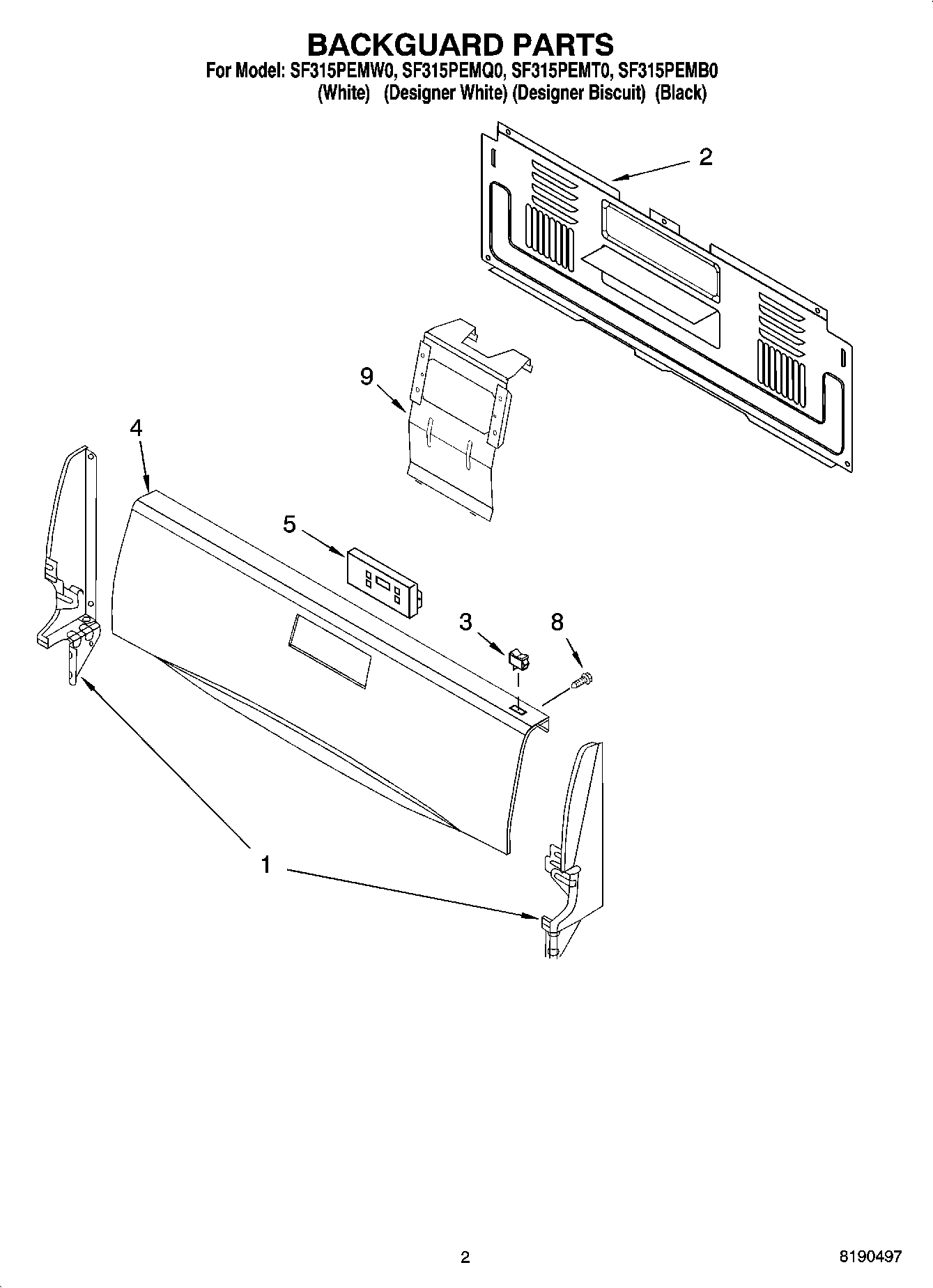 02 - BACKGUARD PARTS