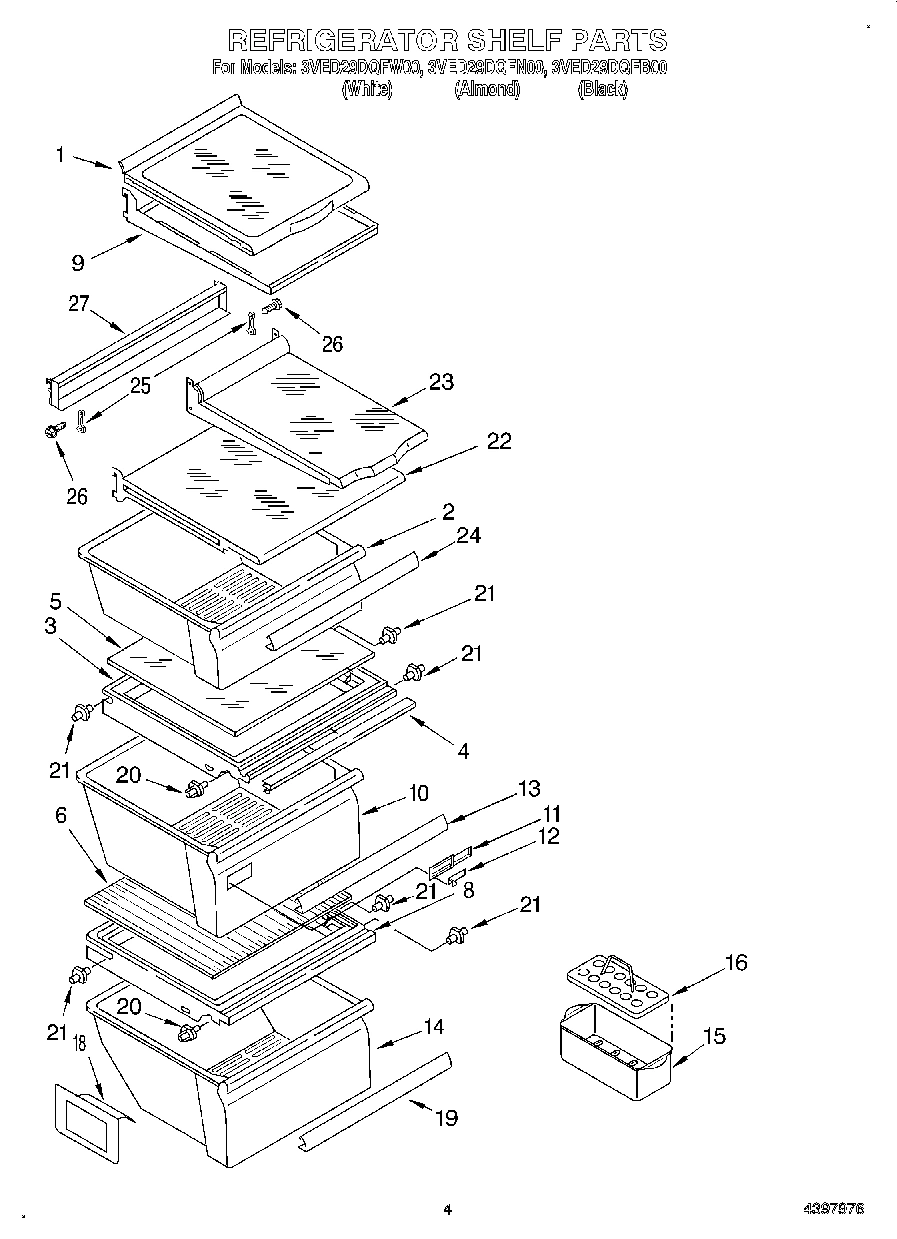 03 - REFRIGERATOR SHELF