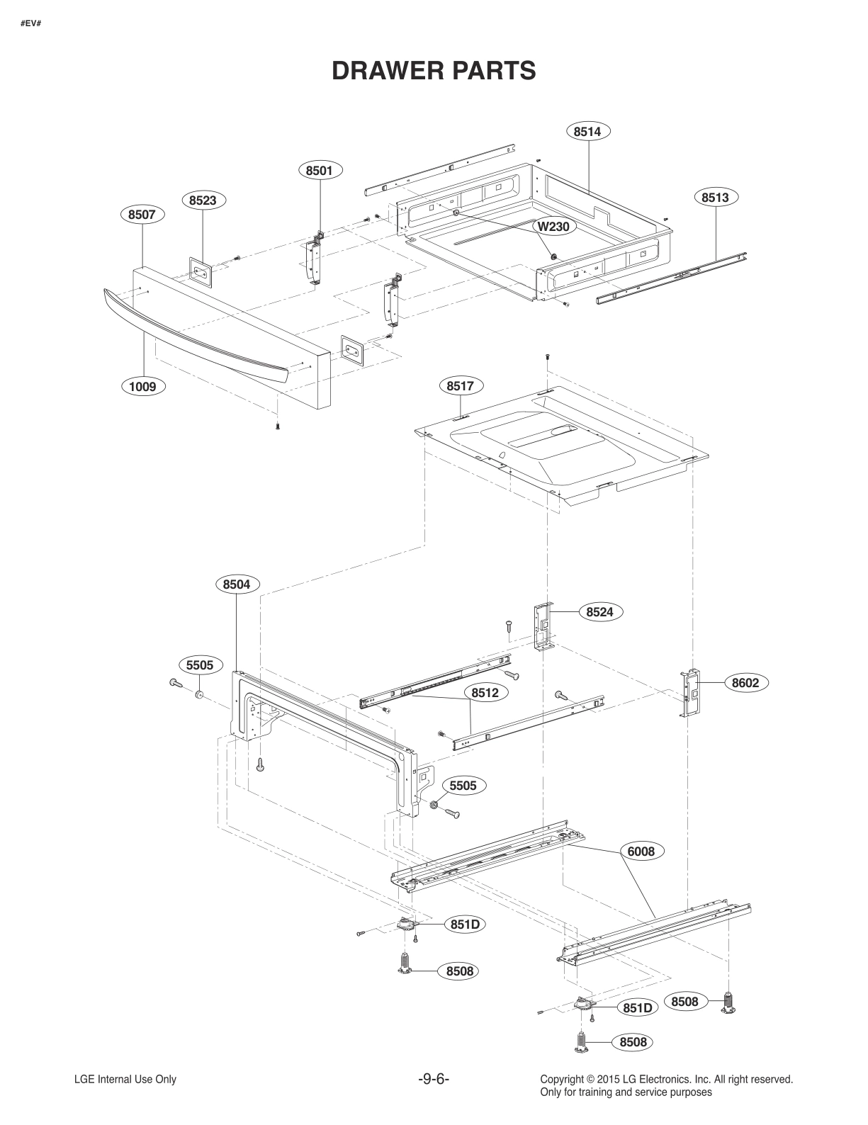 DRAWER PARTS