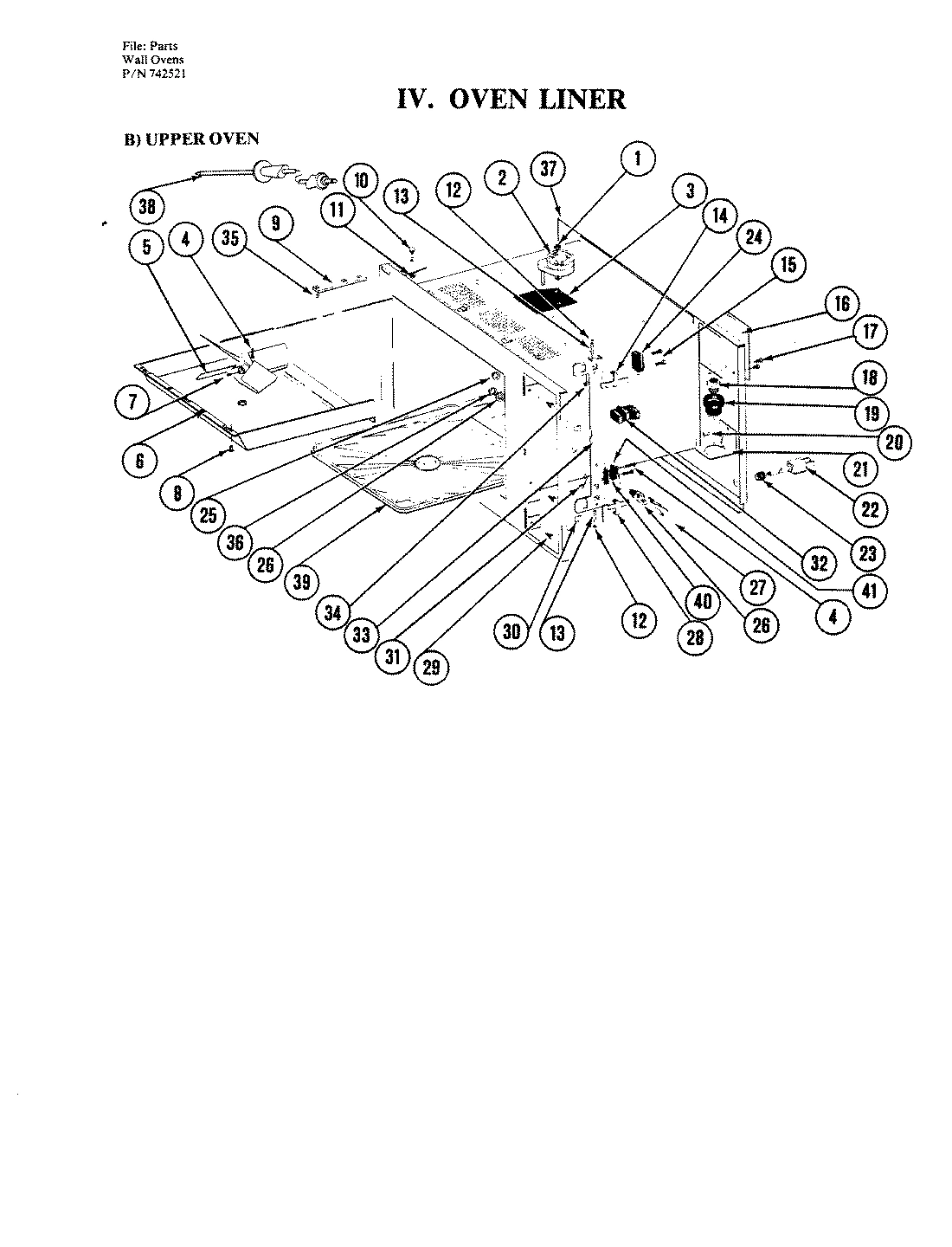 13 - OVEN (UPPER)