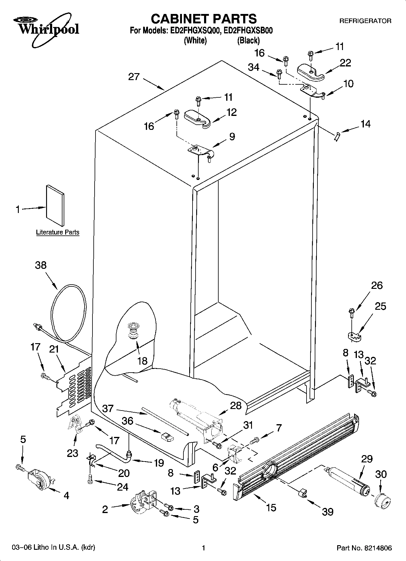 01 - CABINET PARTS