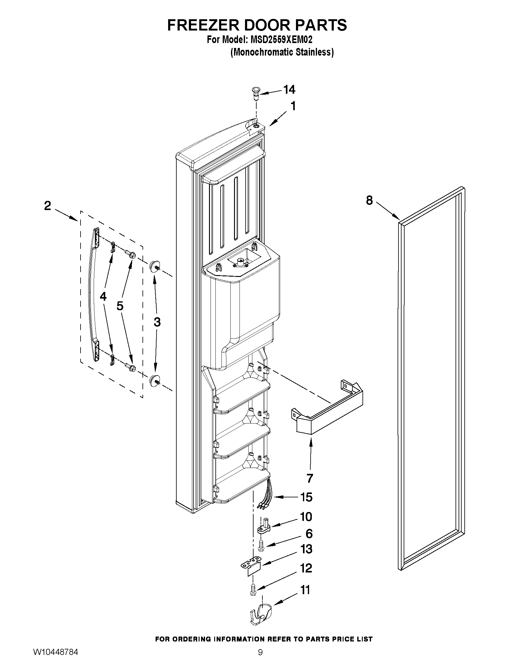 06 - FREEZER DOOR PARTS