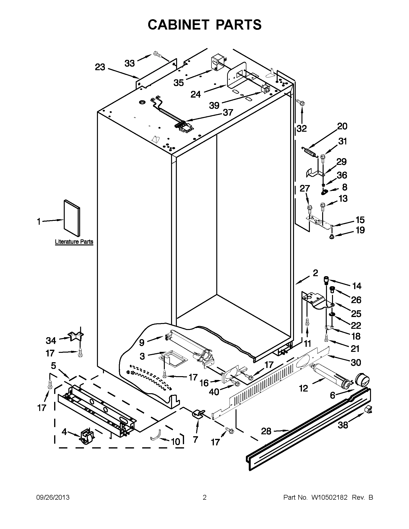 02 - CABINET PARTS