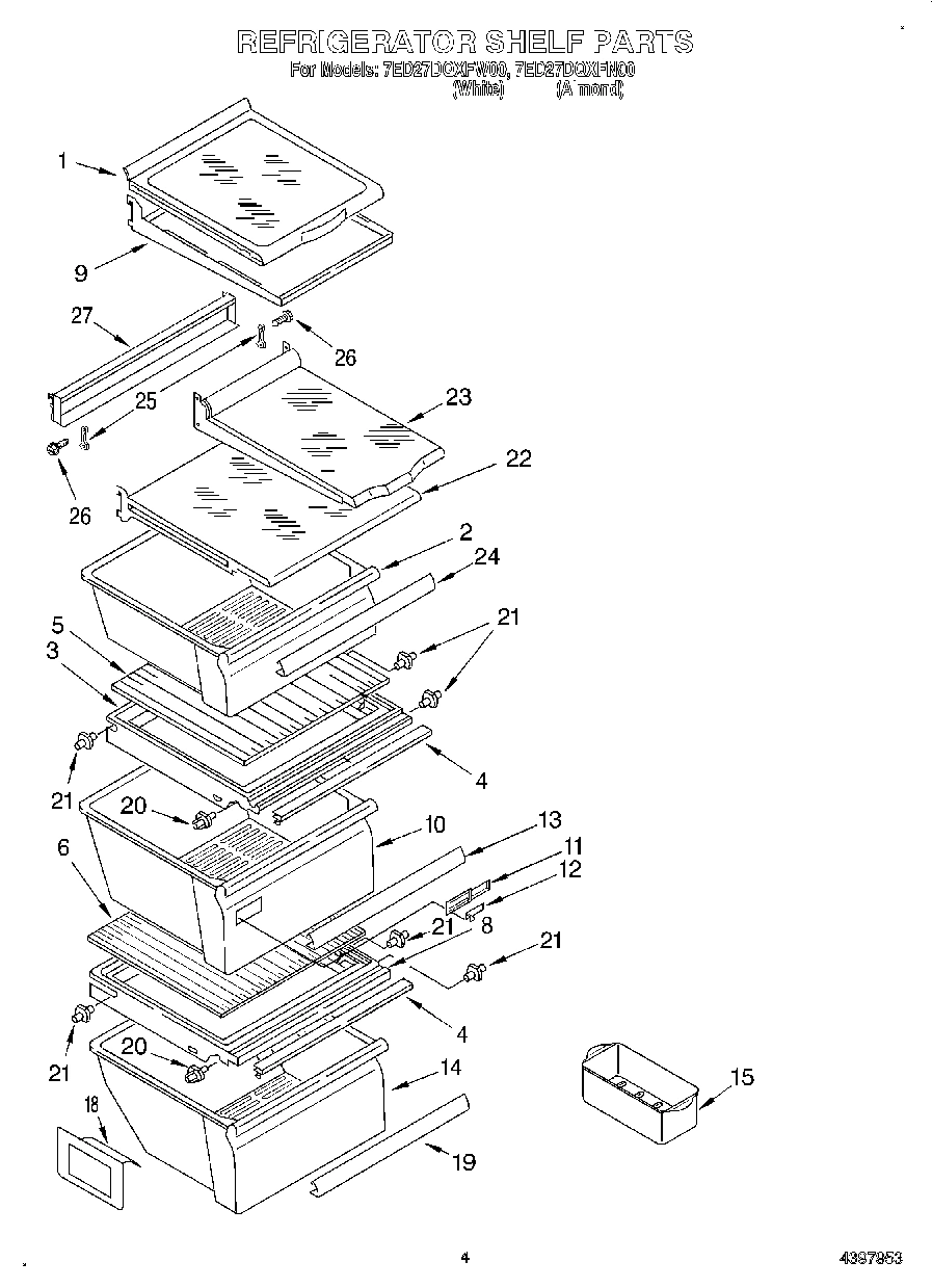 03 - REFRIGERATOR SHELF