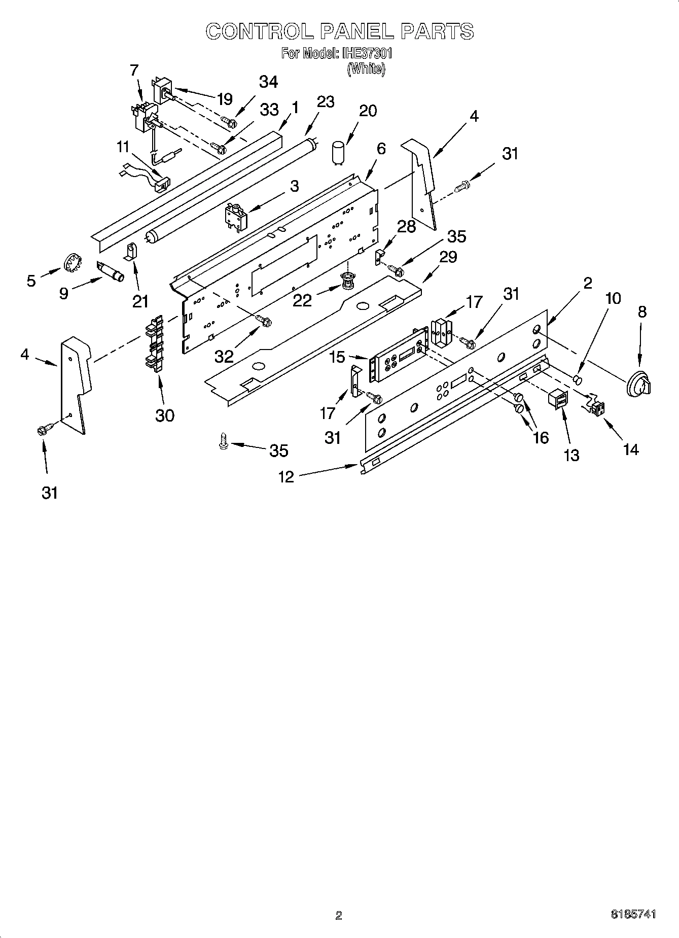 02 - CONTROL PANEL PARTS