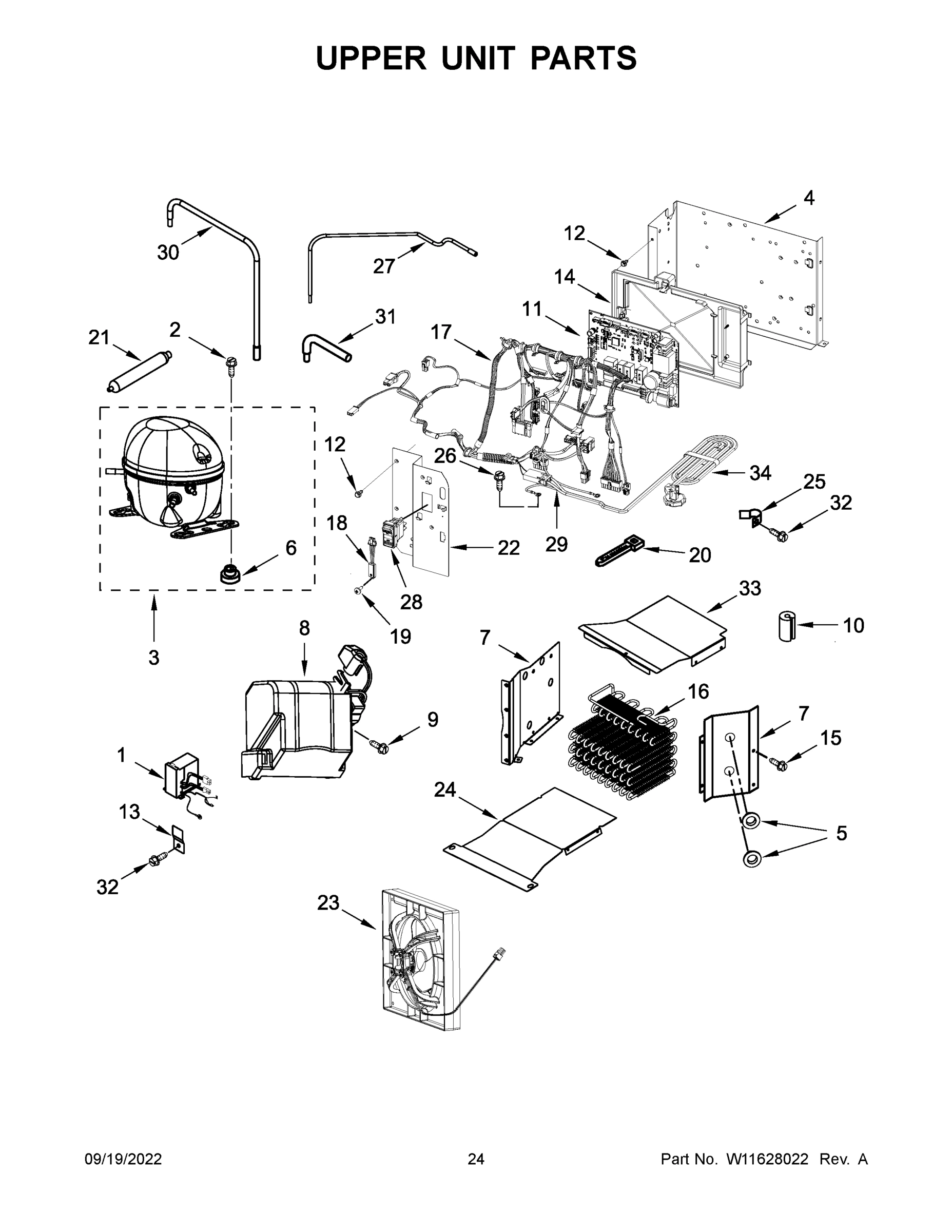 13 - UPPER UNIT PARTS