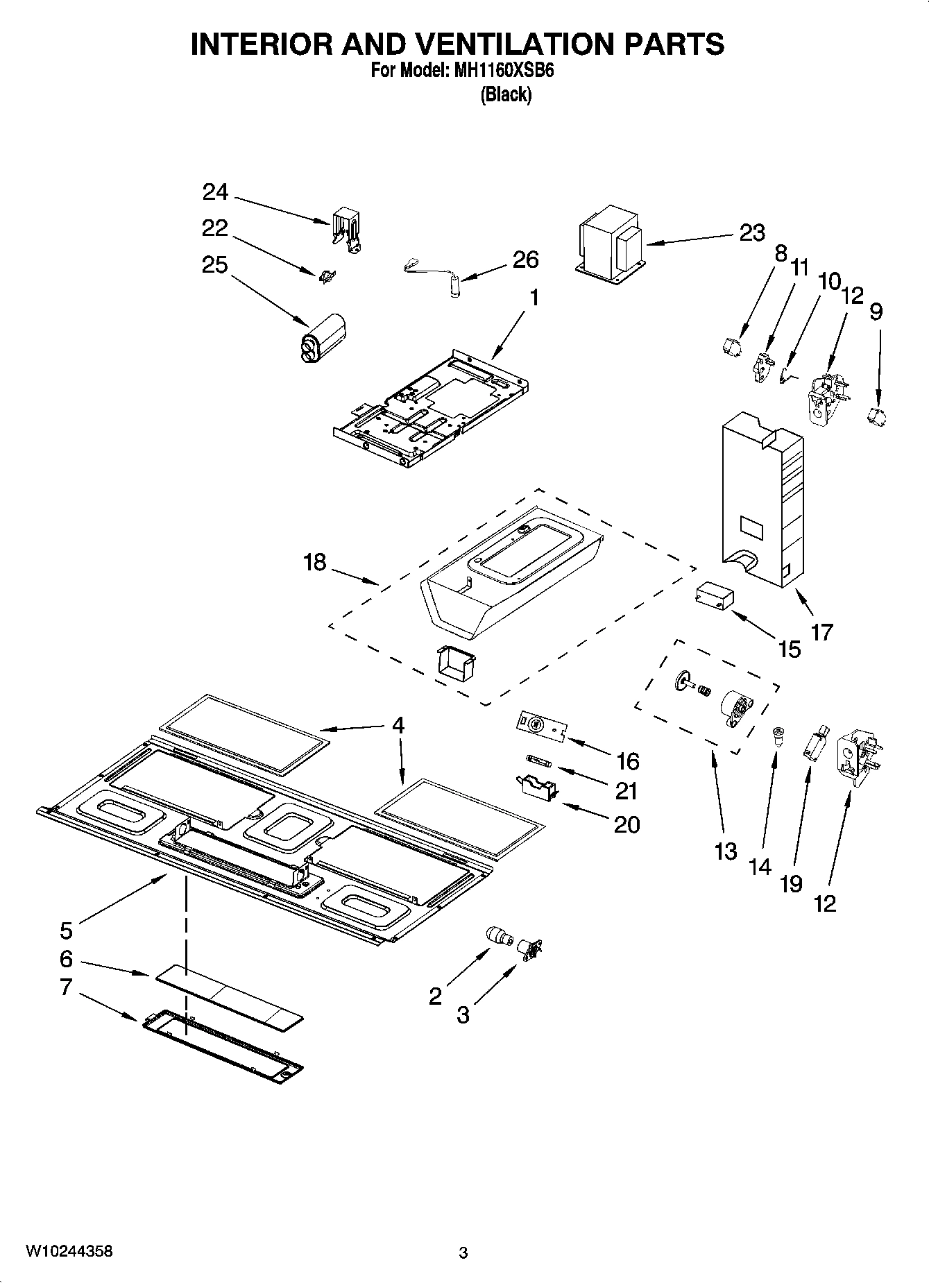 03 - INTERIOR AND VENTILATION PARTS