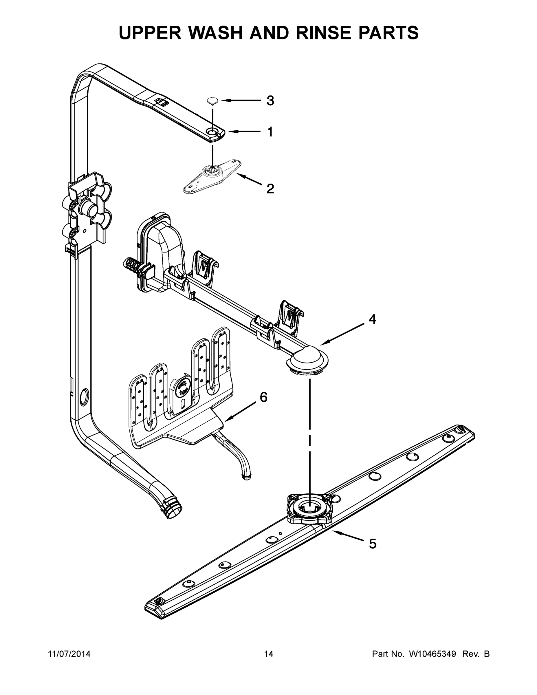 08 - UPPER WASH AND RINSE PARTS