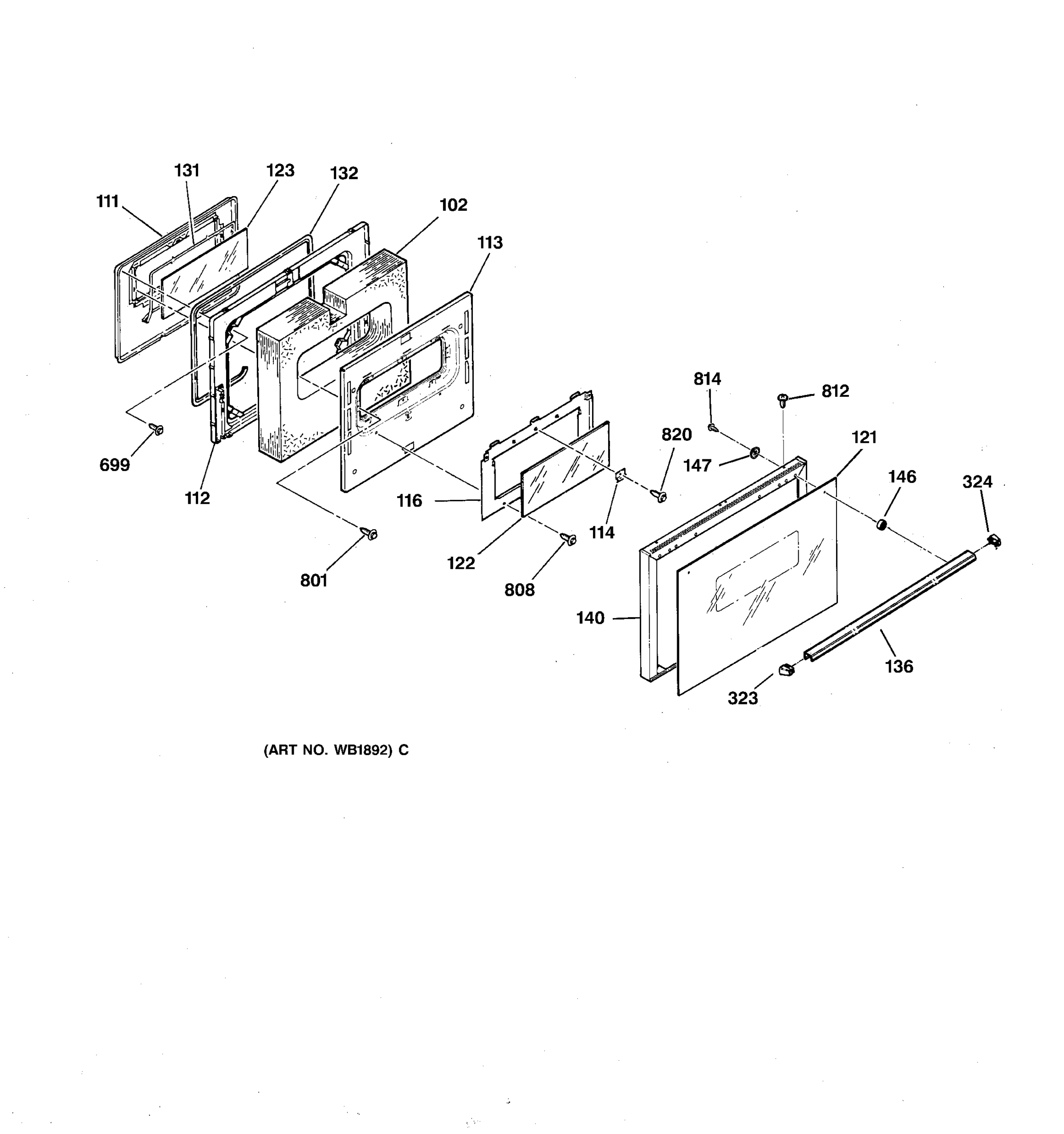 OVEN DOOR