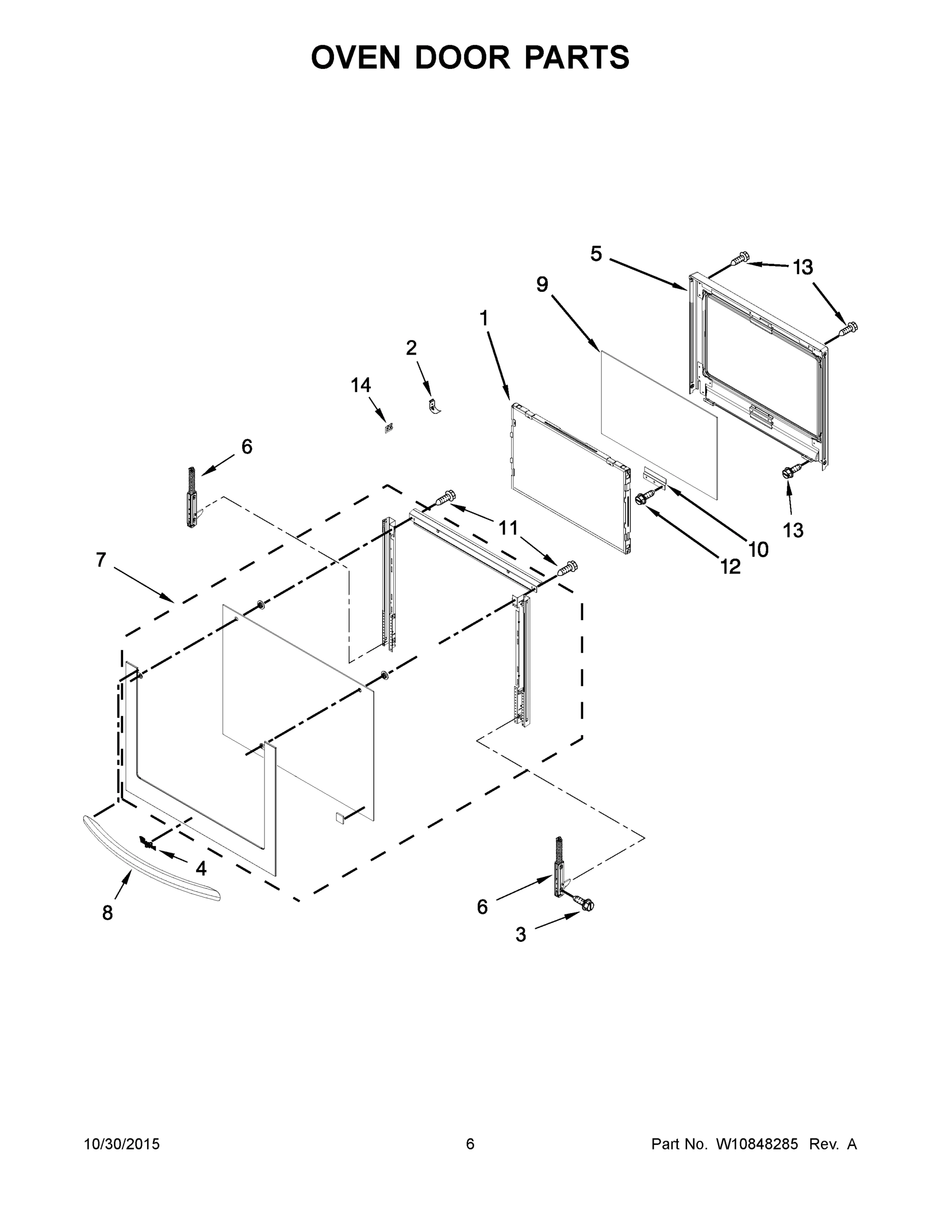 04 - OVEN DOOR PARTS