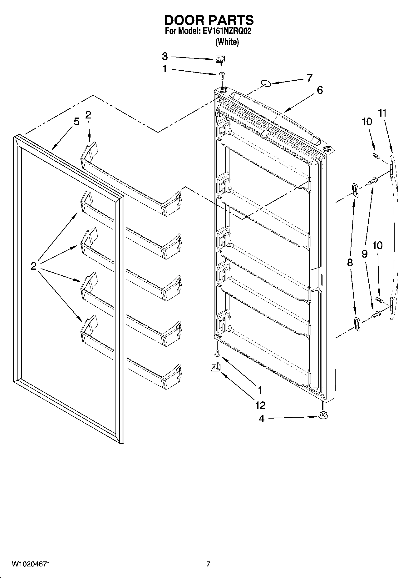 04 - DOOR PARTS, OPTIONAL PARTS (NOT INCLUDED)