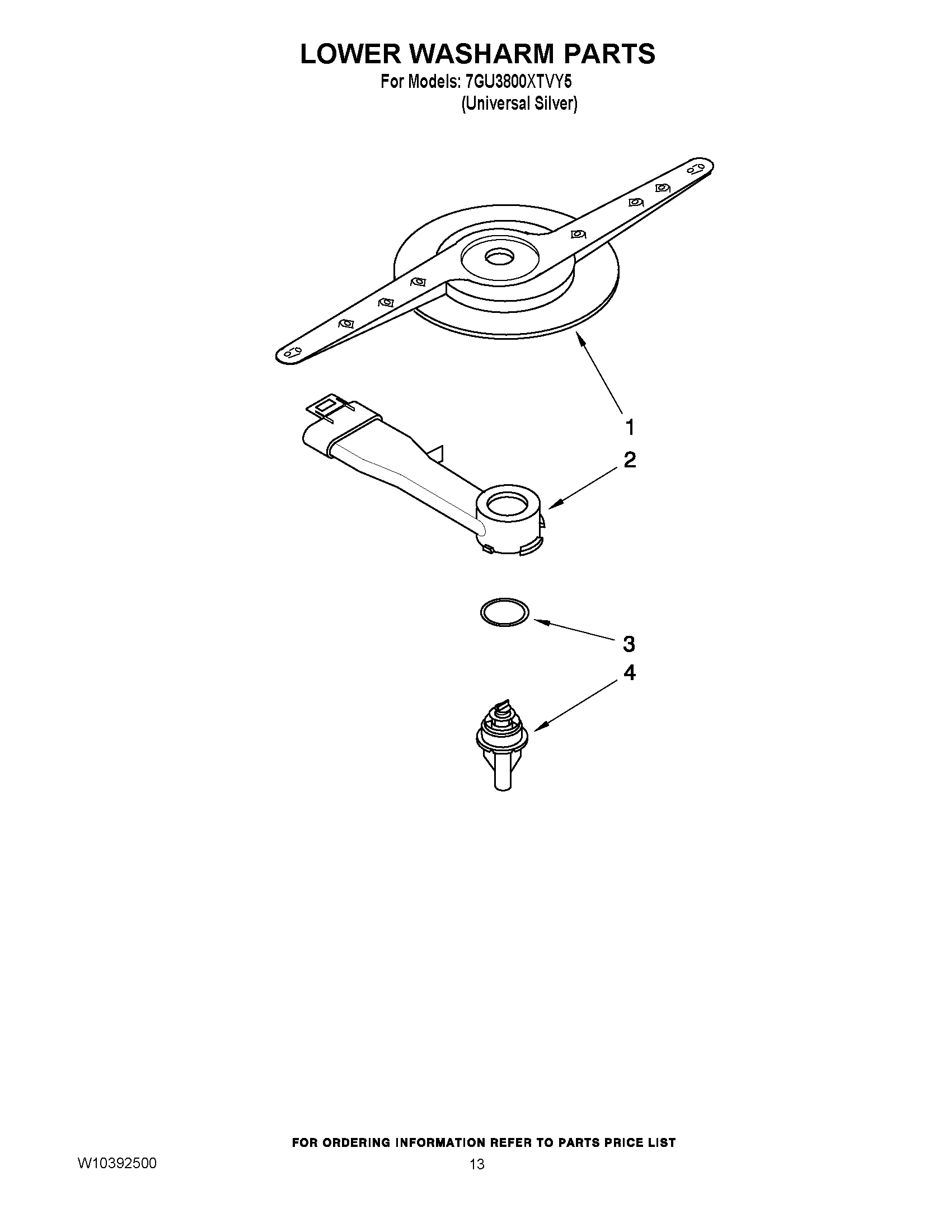 11 - LOWER WASHARM PARTS