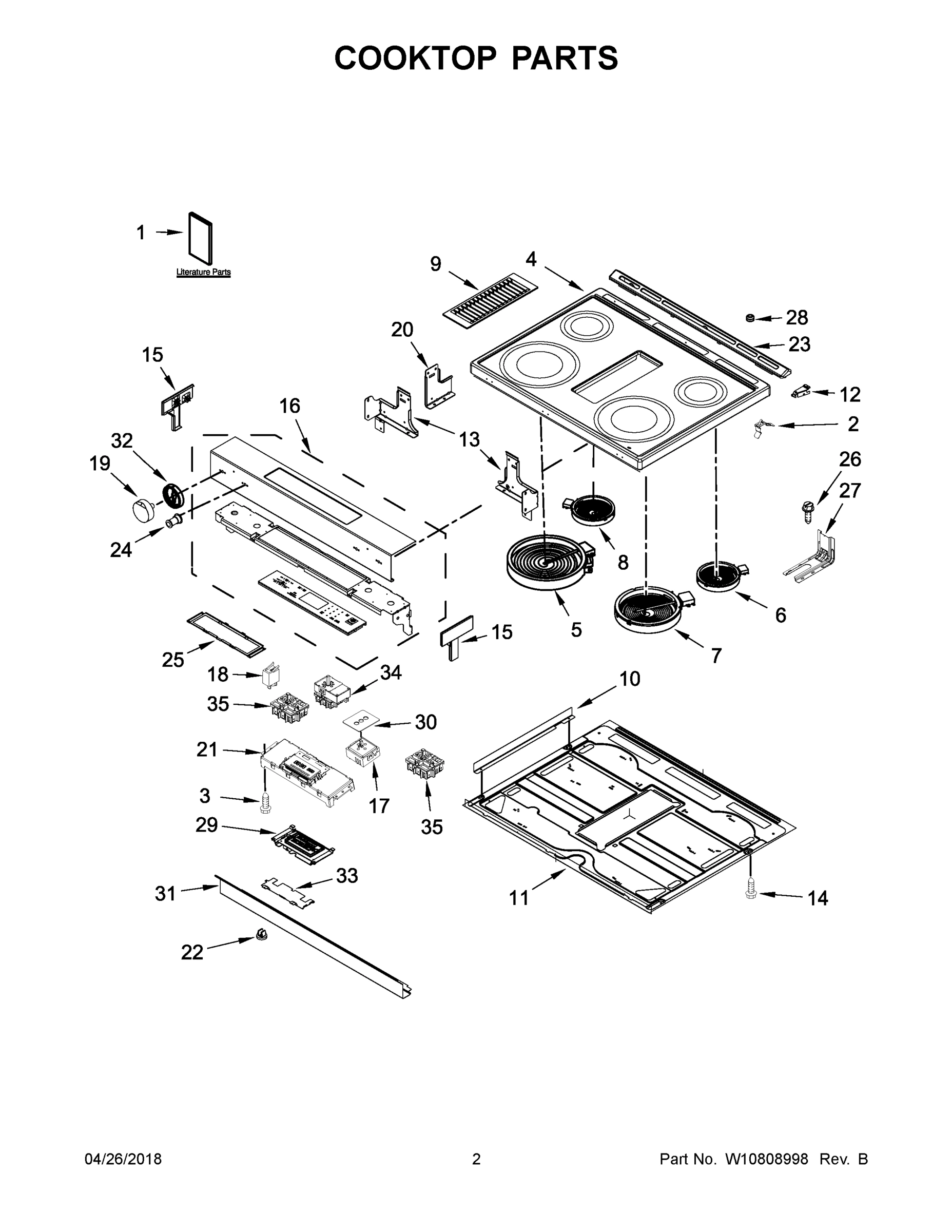 02 - COOKTOP PARTS