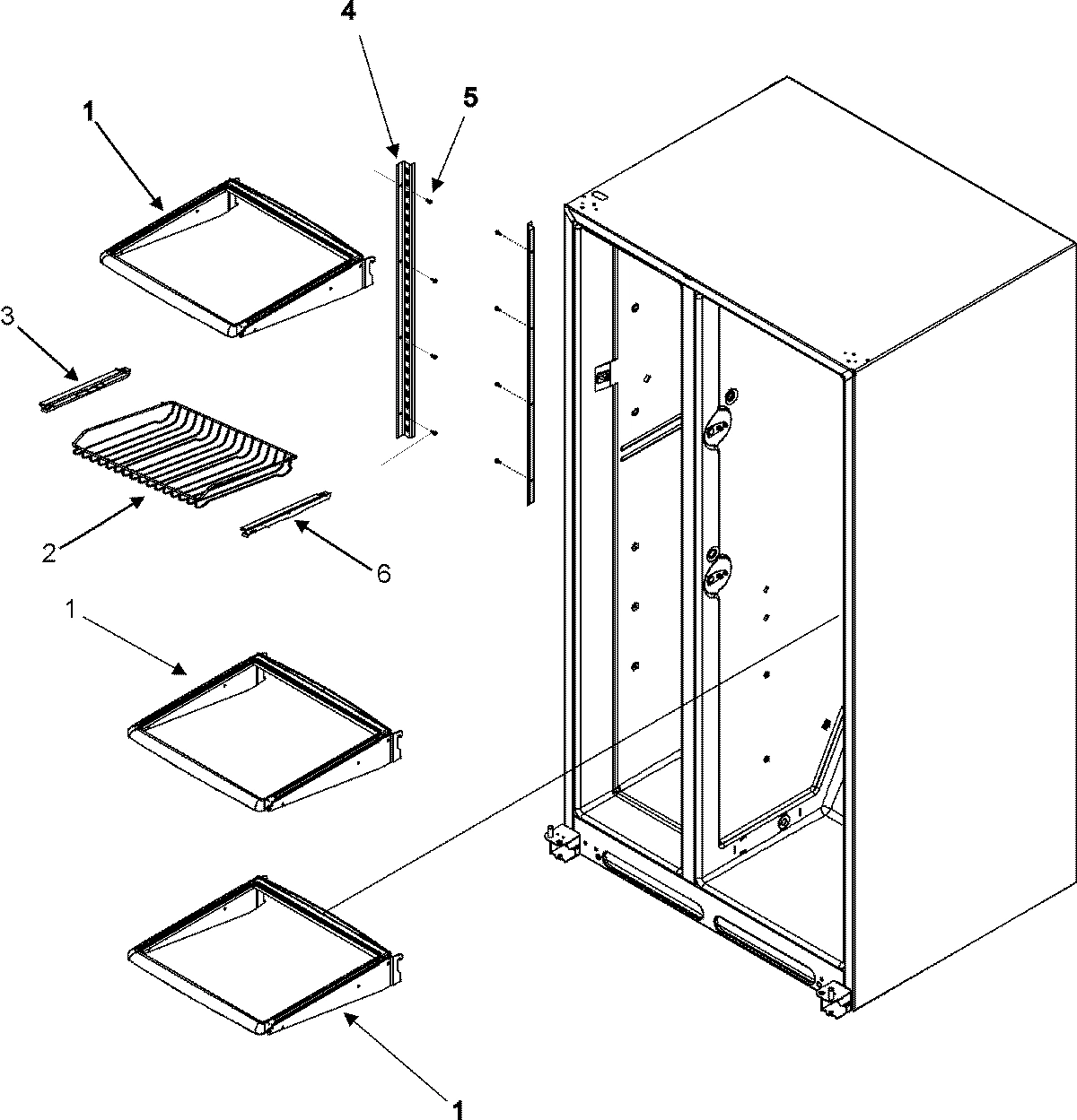 31 - REFRIGERATOR SHELVES (SERIES 10)