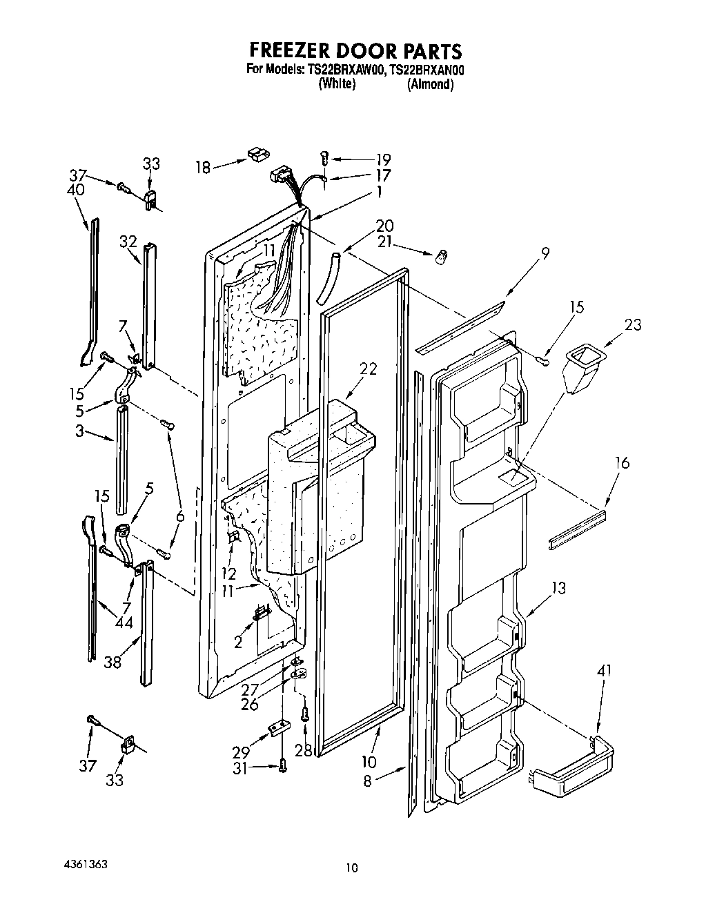 08 - FREEZER DOOR