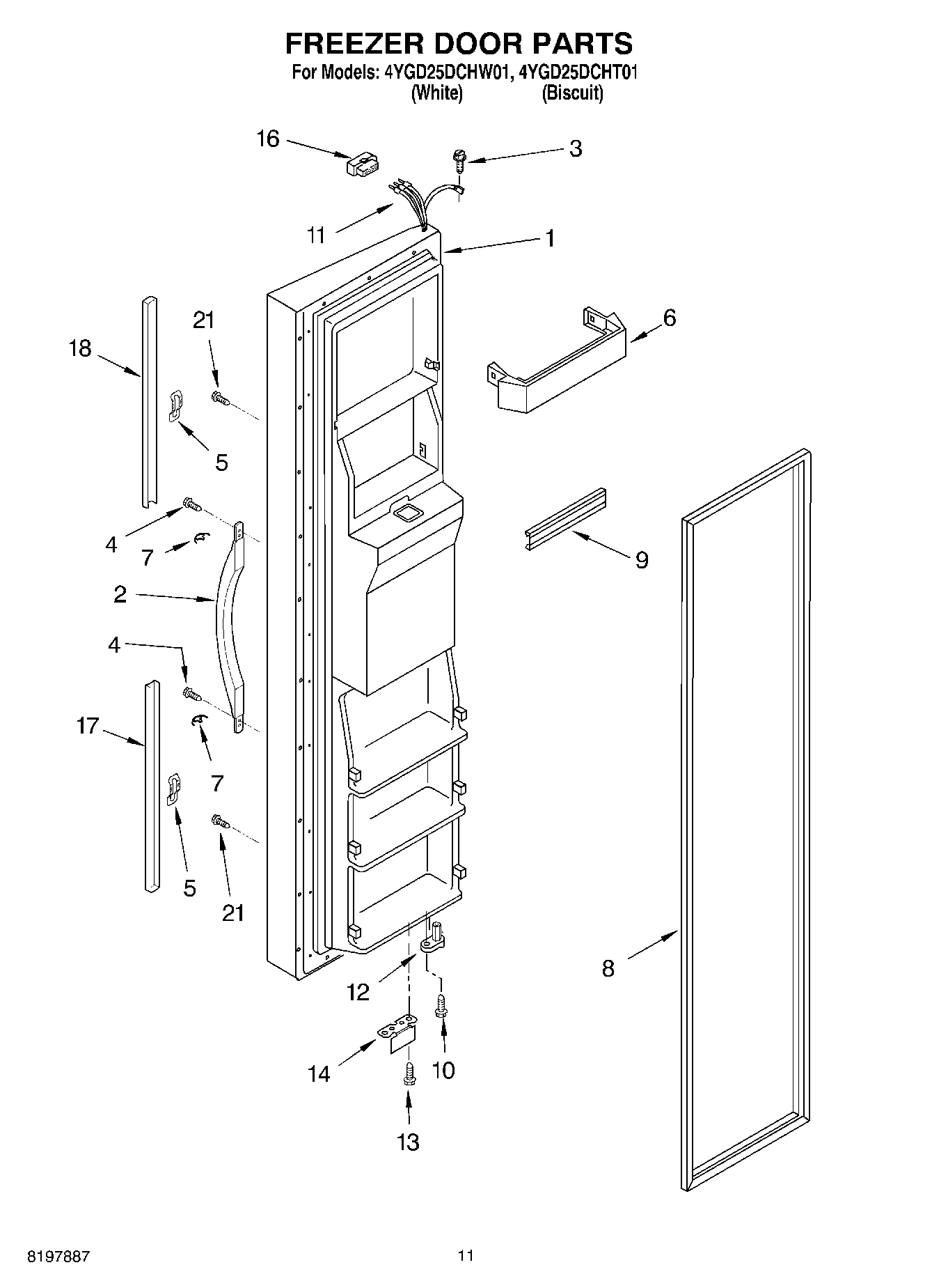 07 - FREEZER DOOR