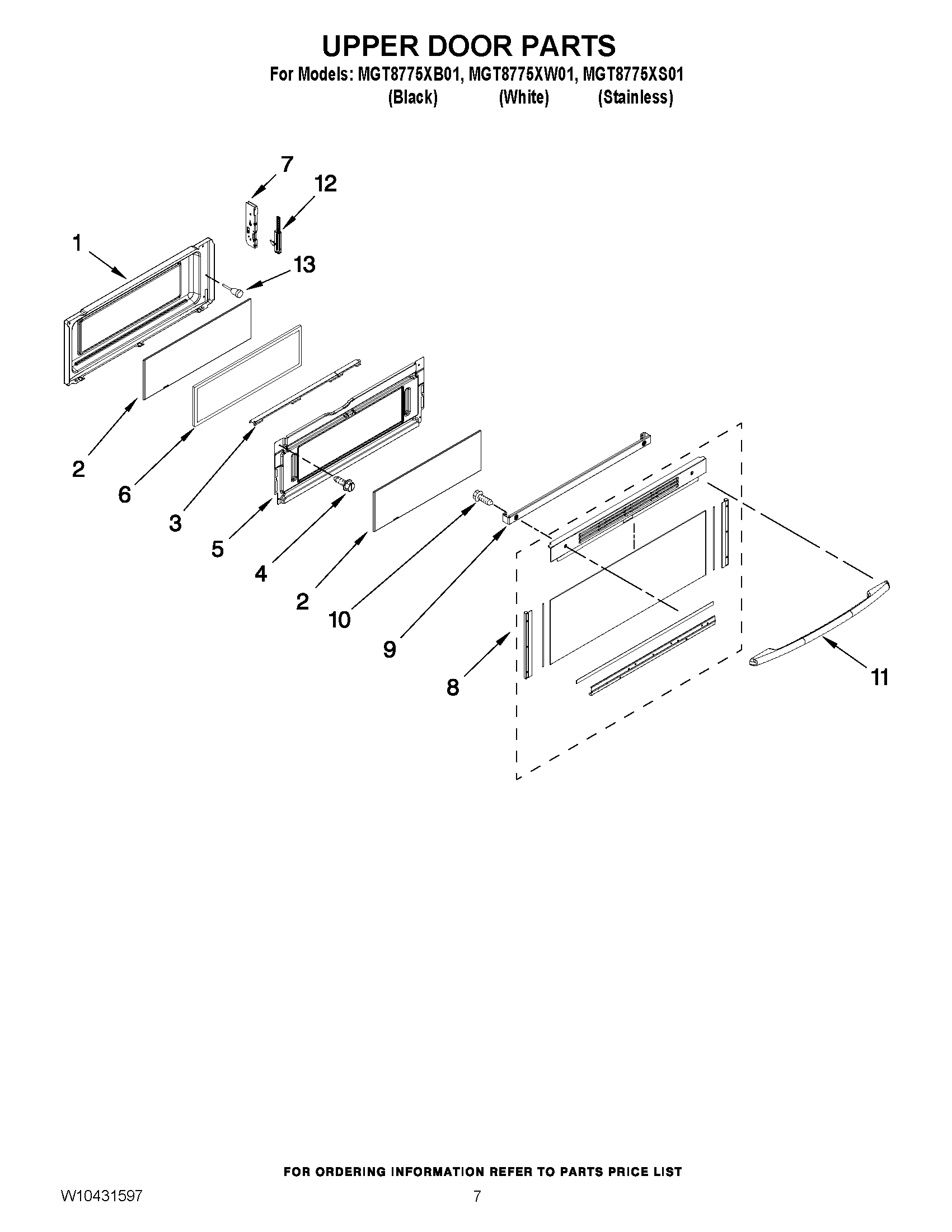 05 - UPPER DOOR PARTS