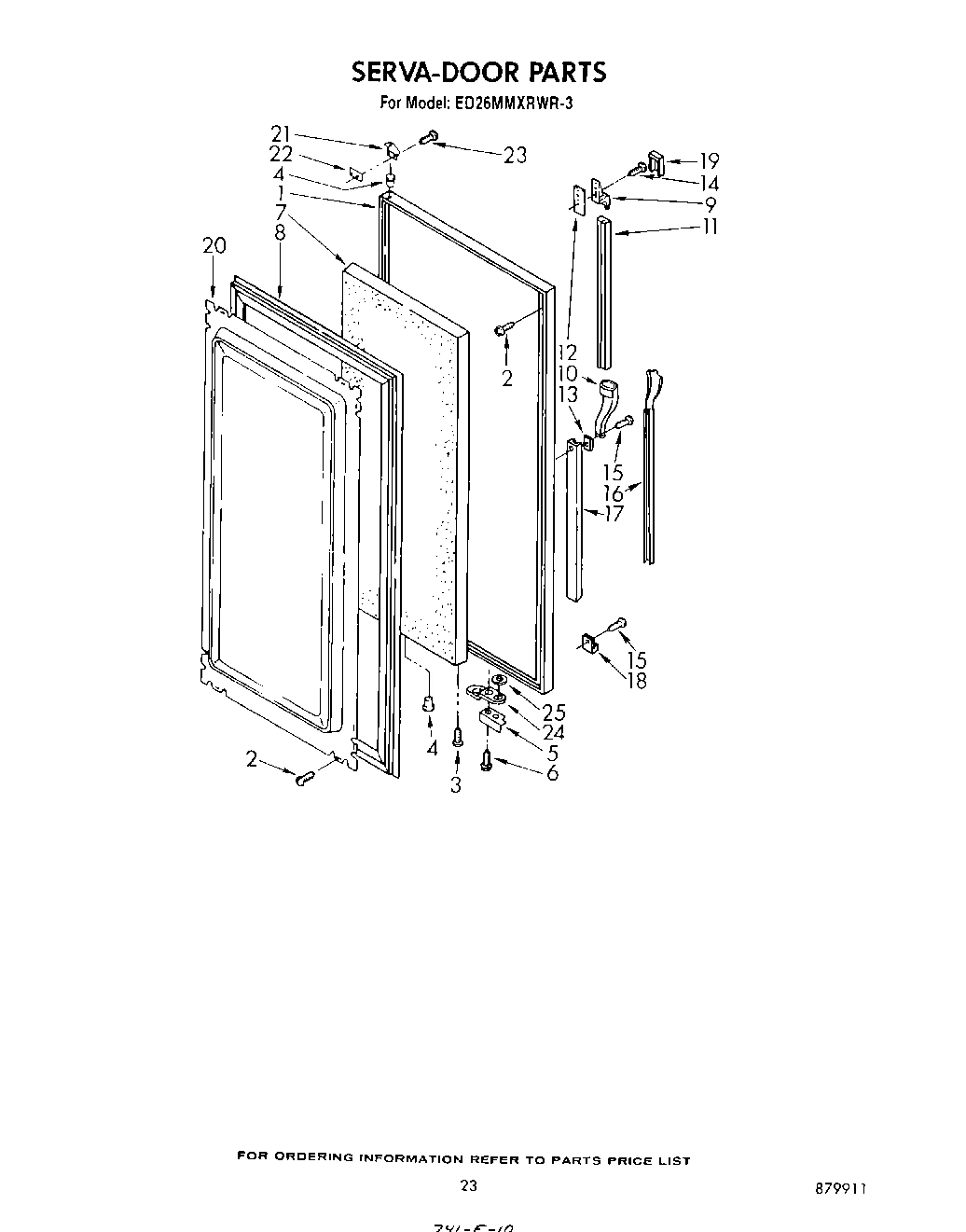 13 - SERVA-DOOR , NOT ILLUSTRATED