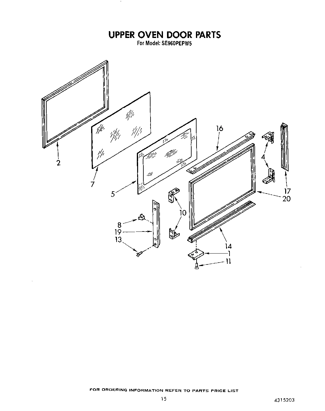 10 - UPPER OVEN DOOR