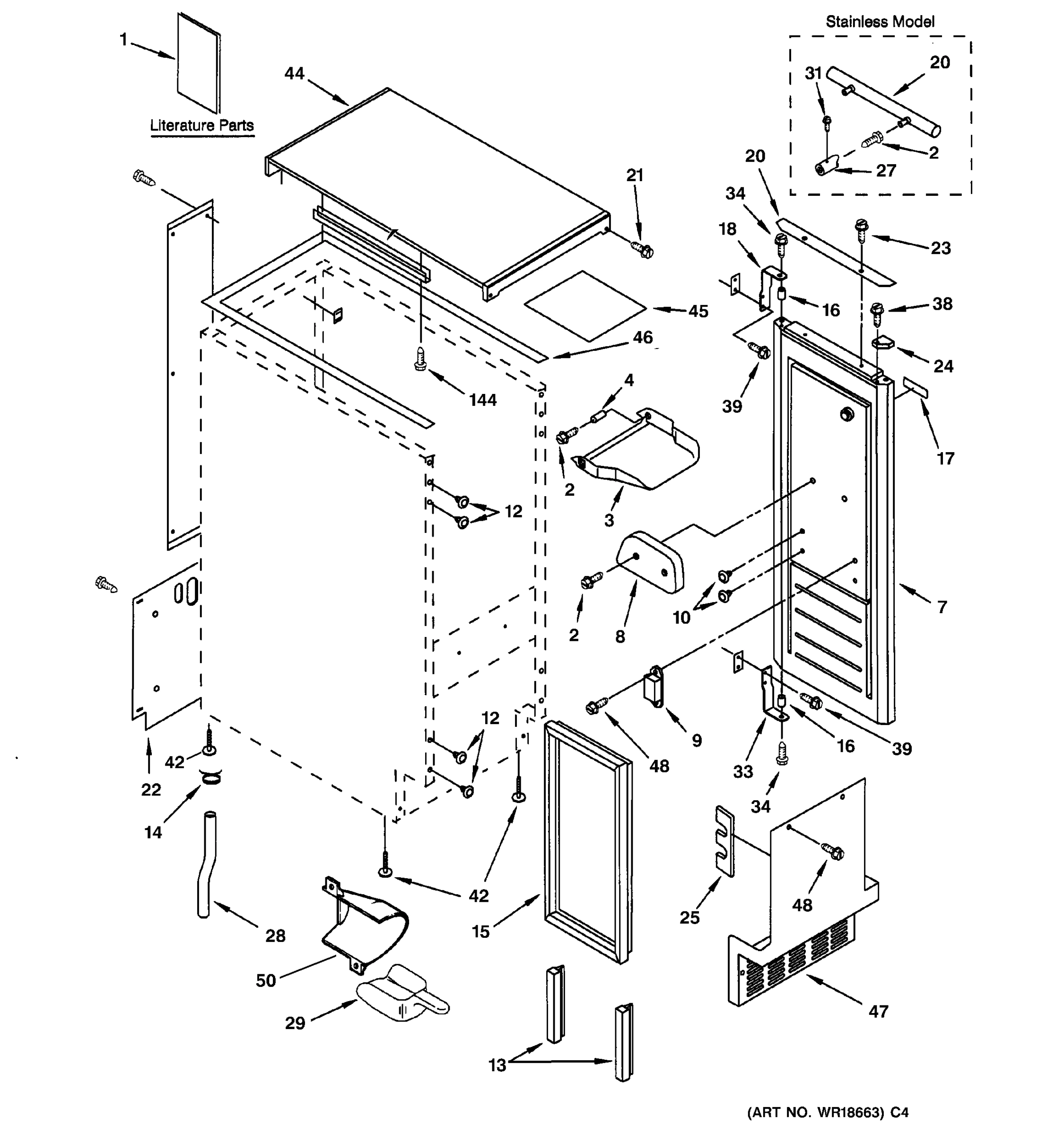 CABINET LINER & DOOR PARTS