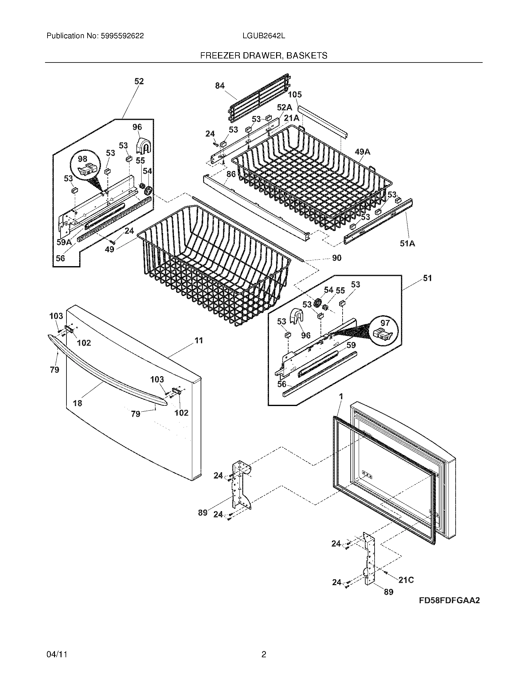 03 - FREEZER DRAWER - BASKET