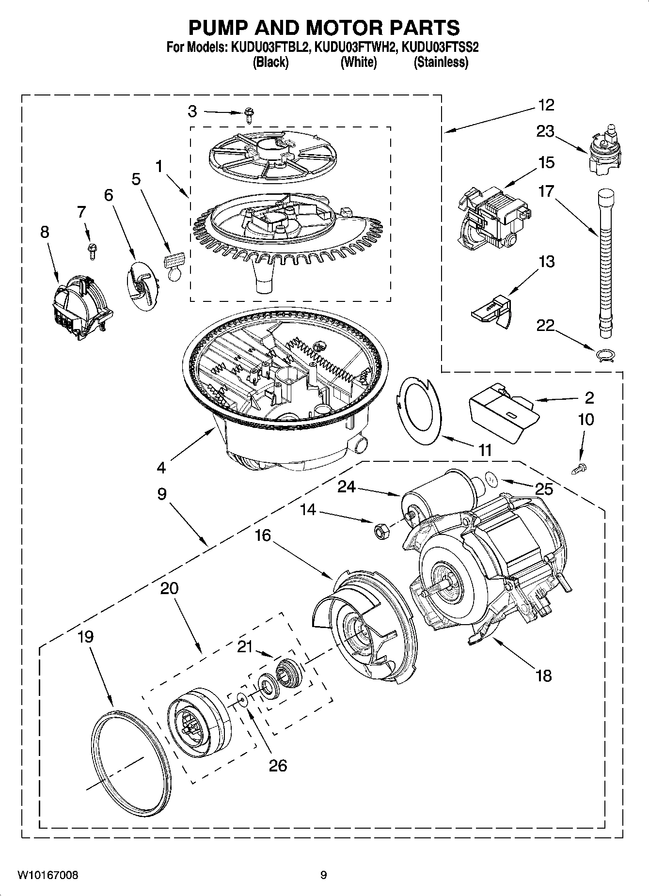 08 - PUMP AND MOTOR PARTS