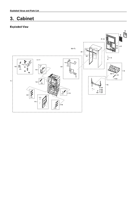 CABINET 1 PARTS