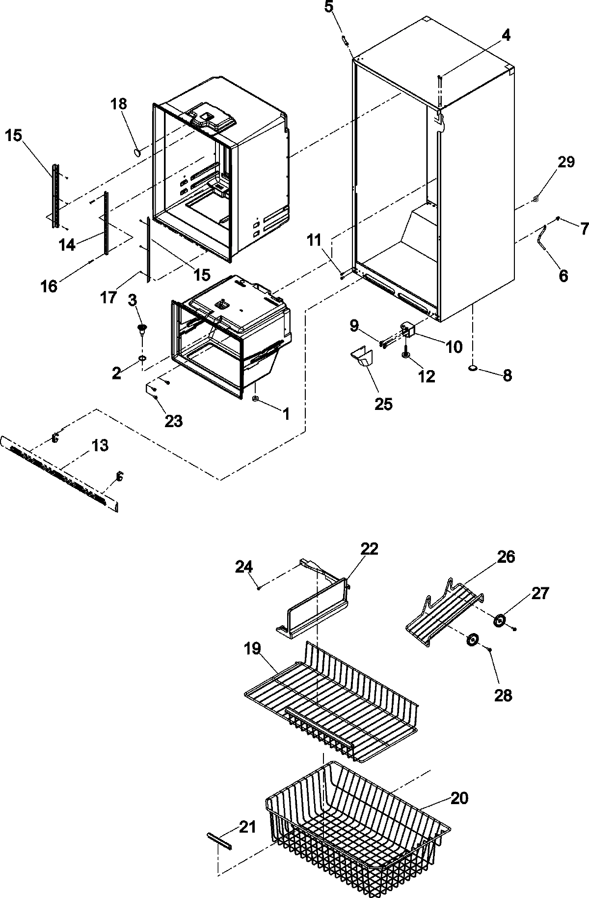 06 - INTERIOR CABINET & FREEZER SHELVING