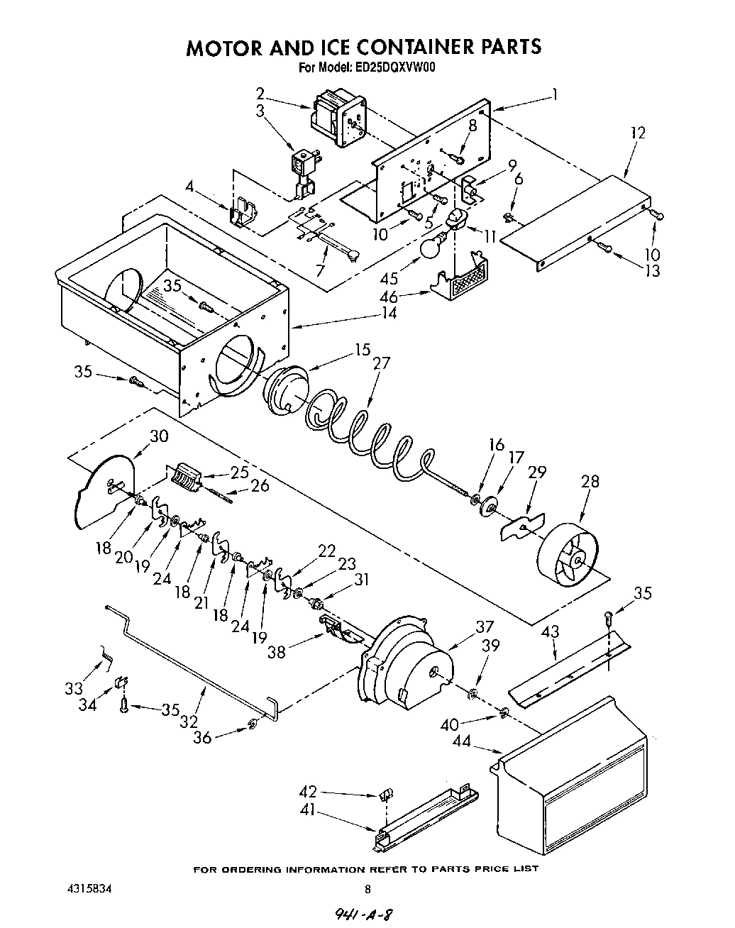 06 - MOTOR AND ICE CONTAINER
