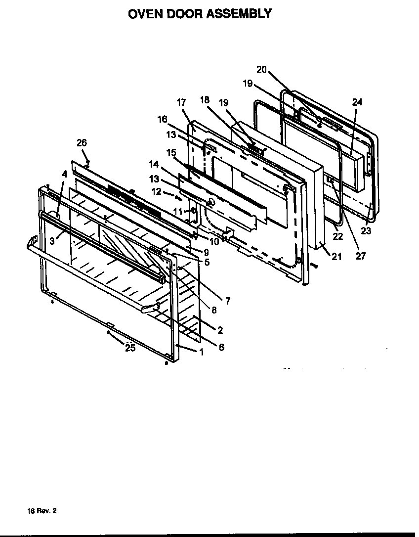 06 - OVEN DOOR ASSY